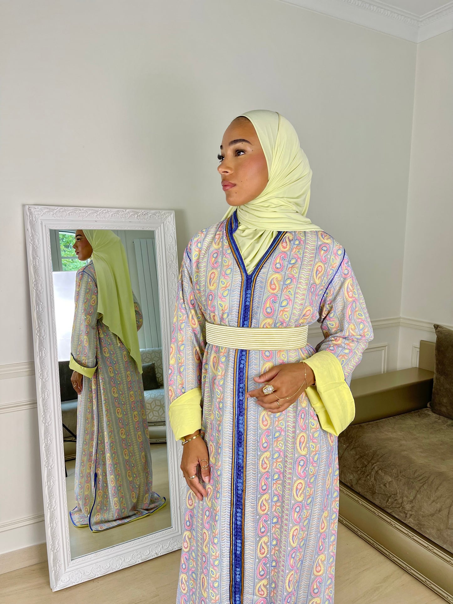 Caftan Sari pastel