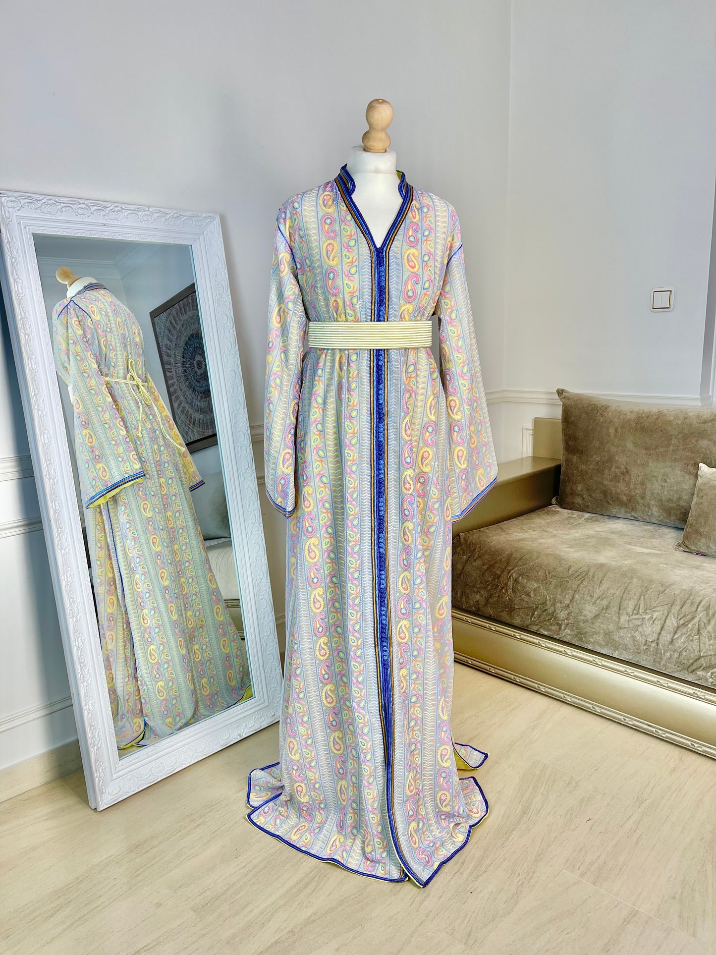 Caftan Sari pastel