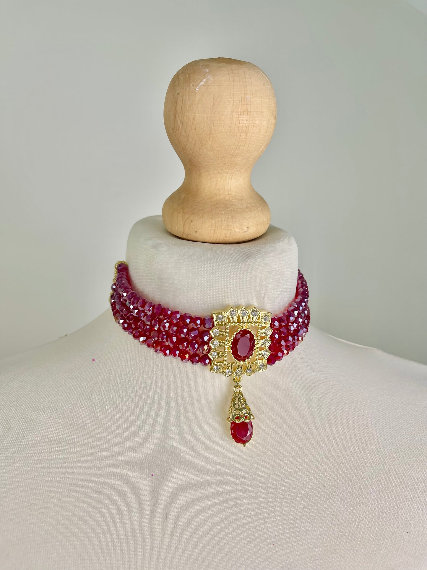 Choker rouge