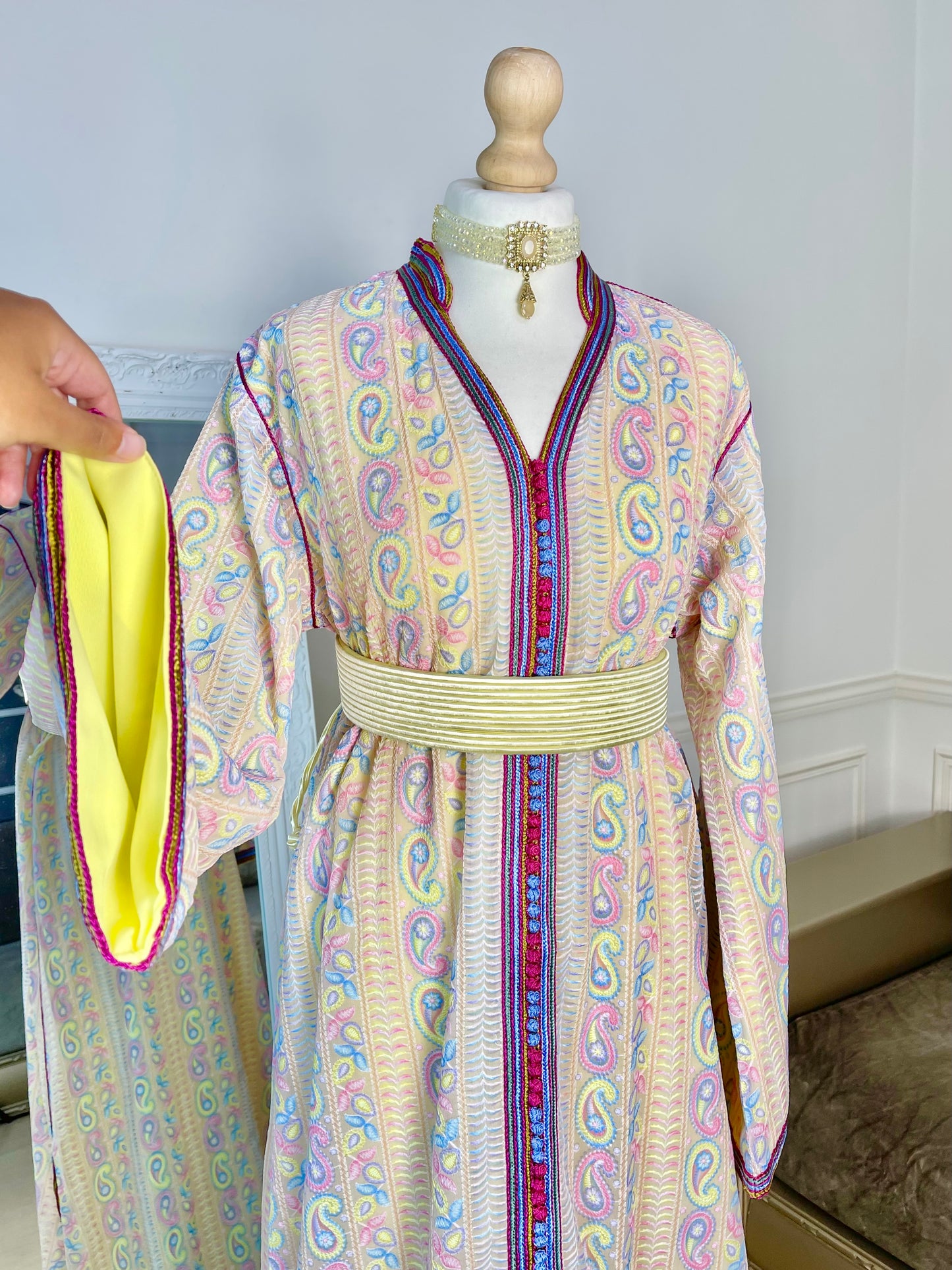 Caftan Sari pastel