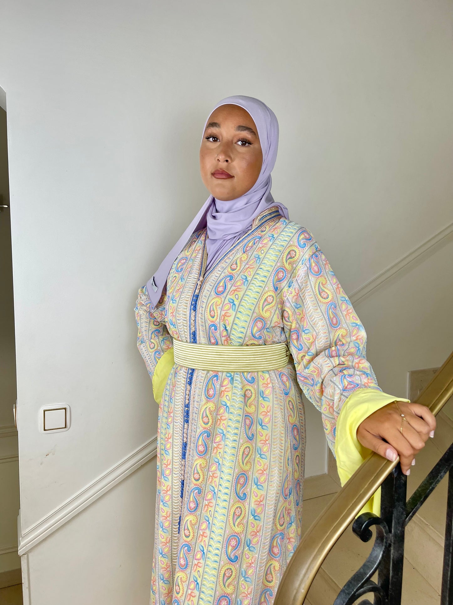 Caftan Sari pastel