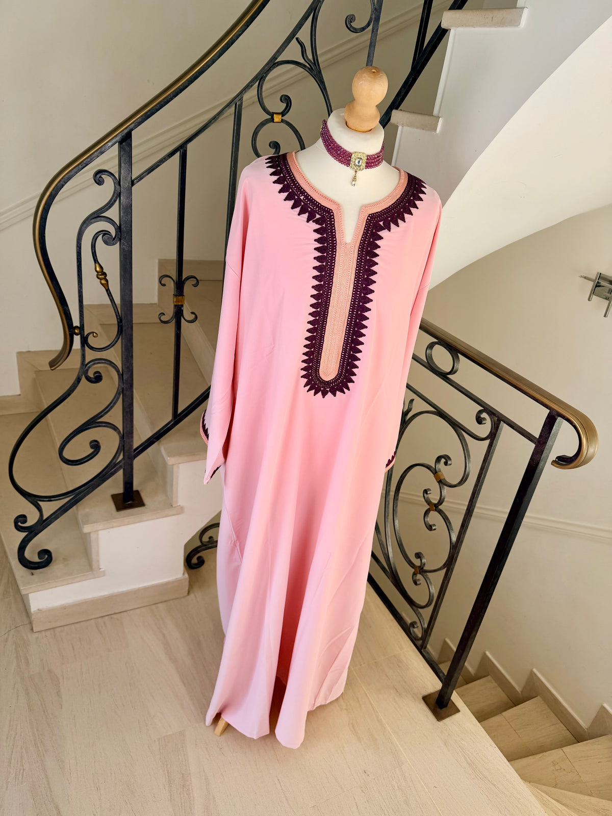 Gandoura Lina rose