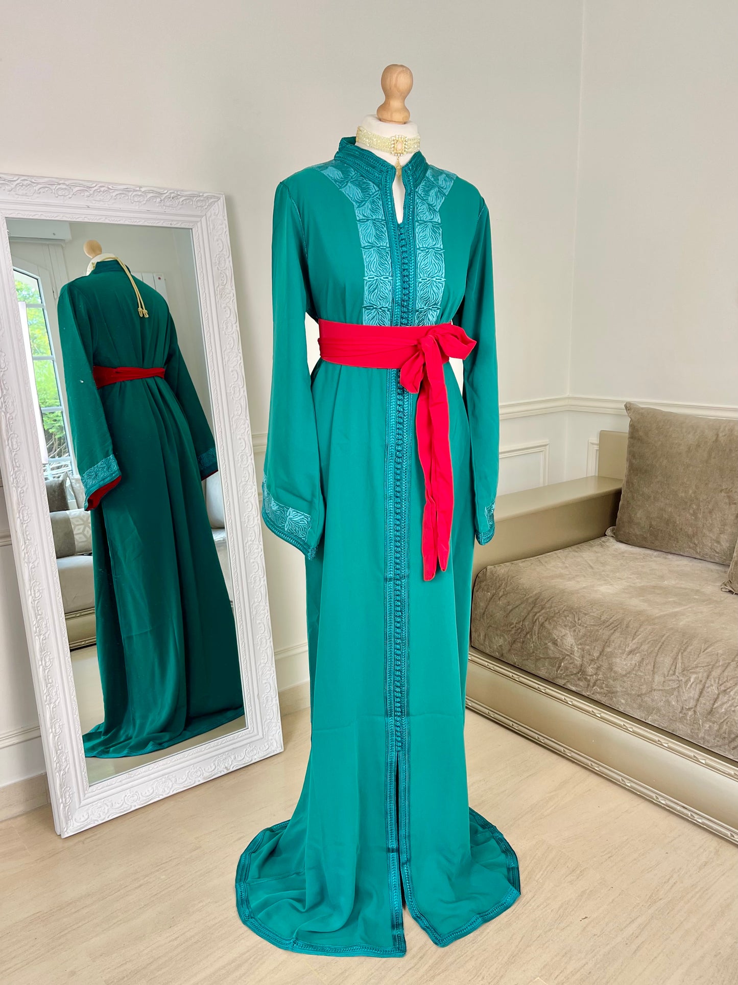 Caftan Wiam vert
