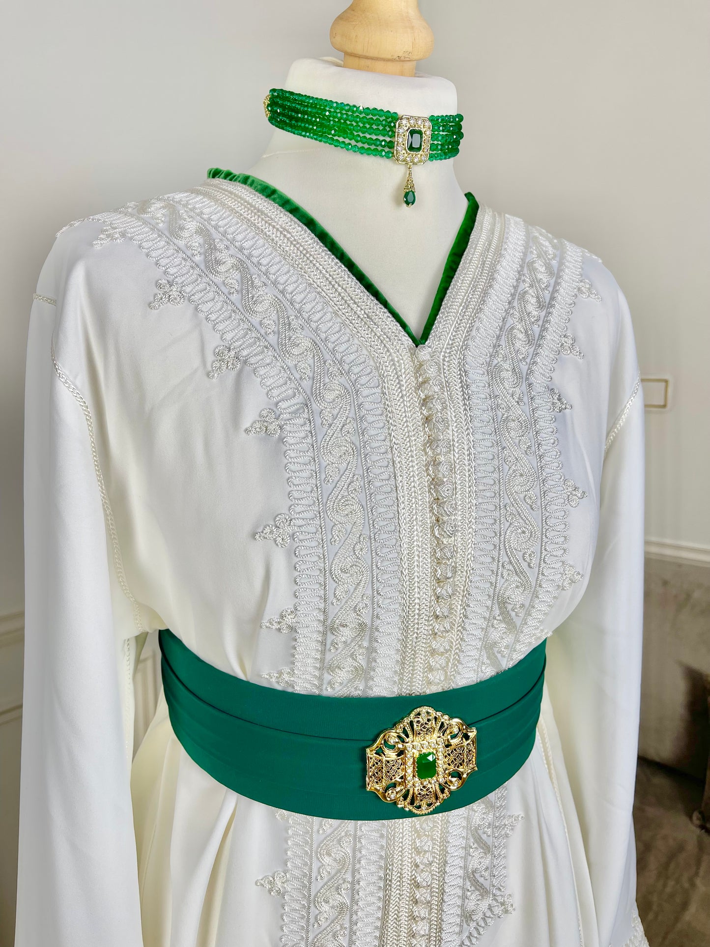 Caftan Wydad blanc