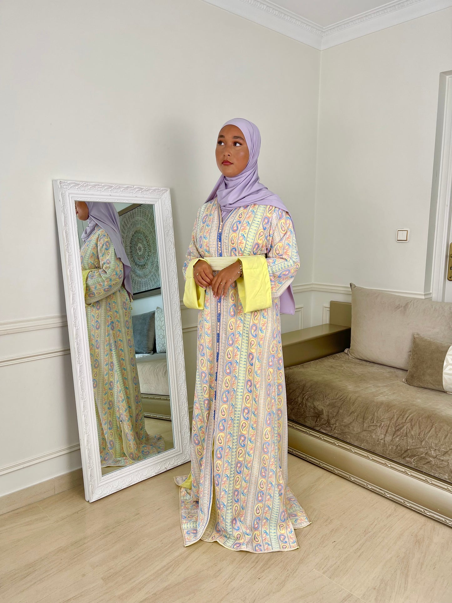 Caftan Sari pastel