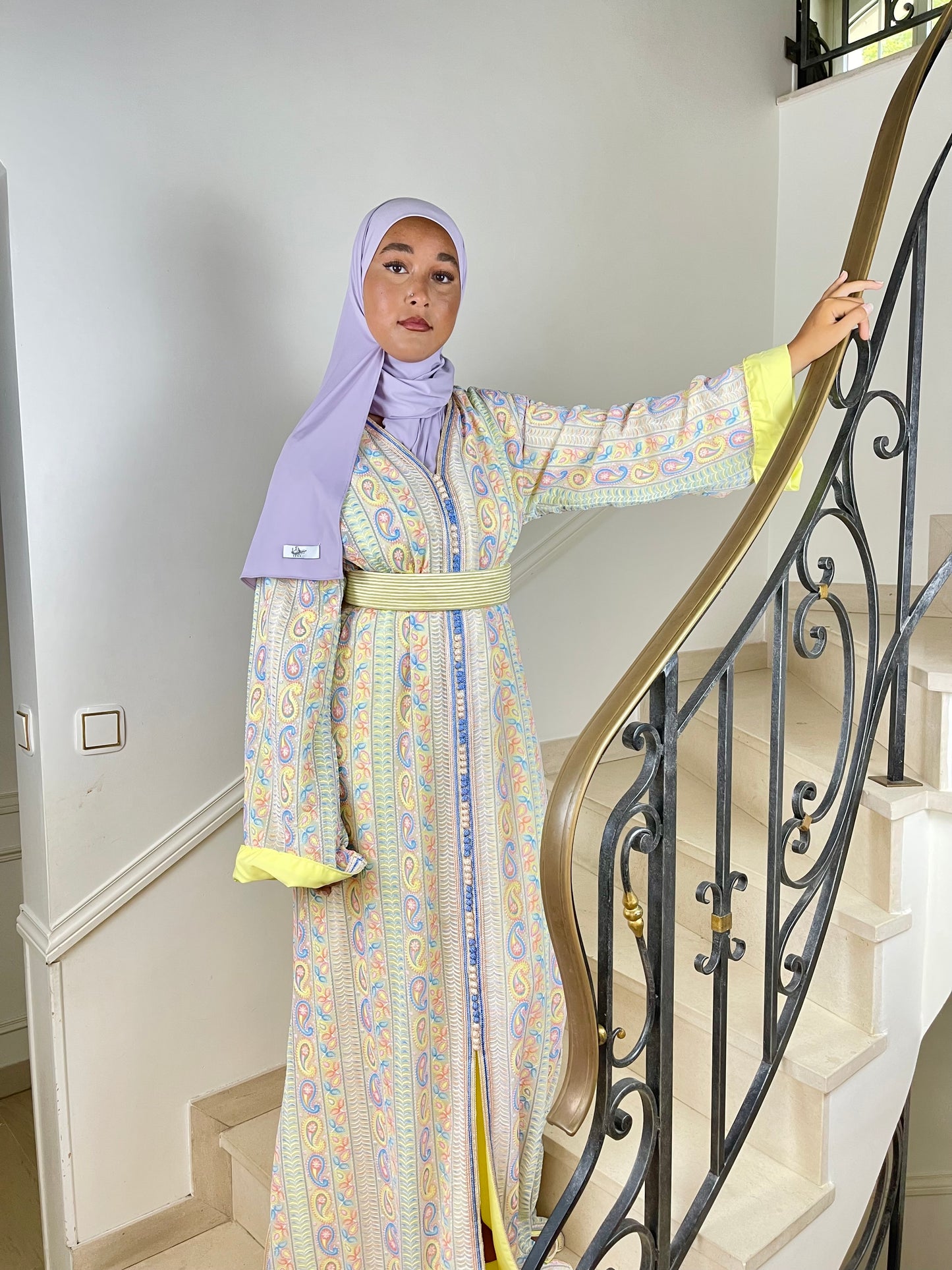 Caftan Sari pastel