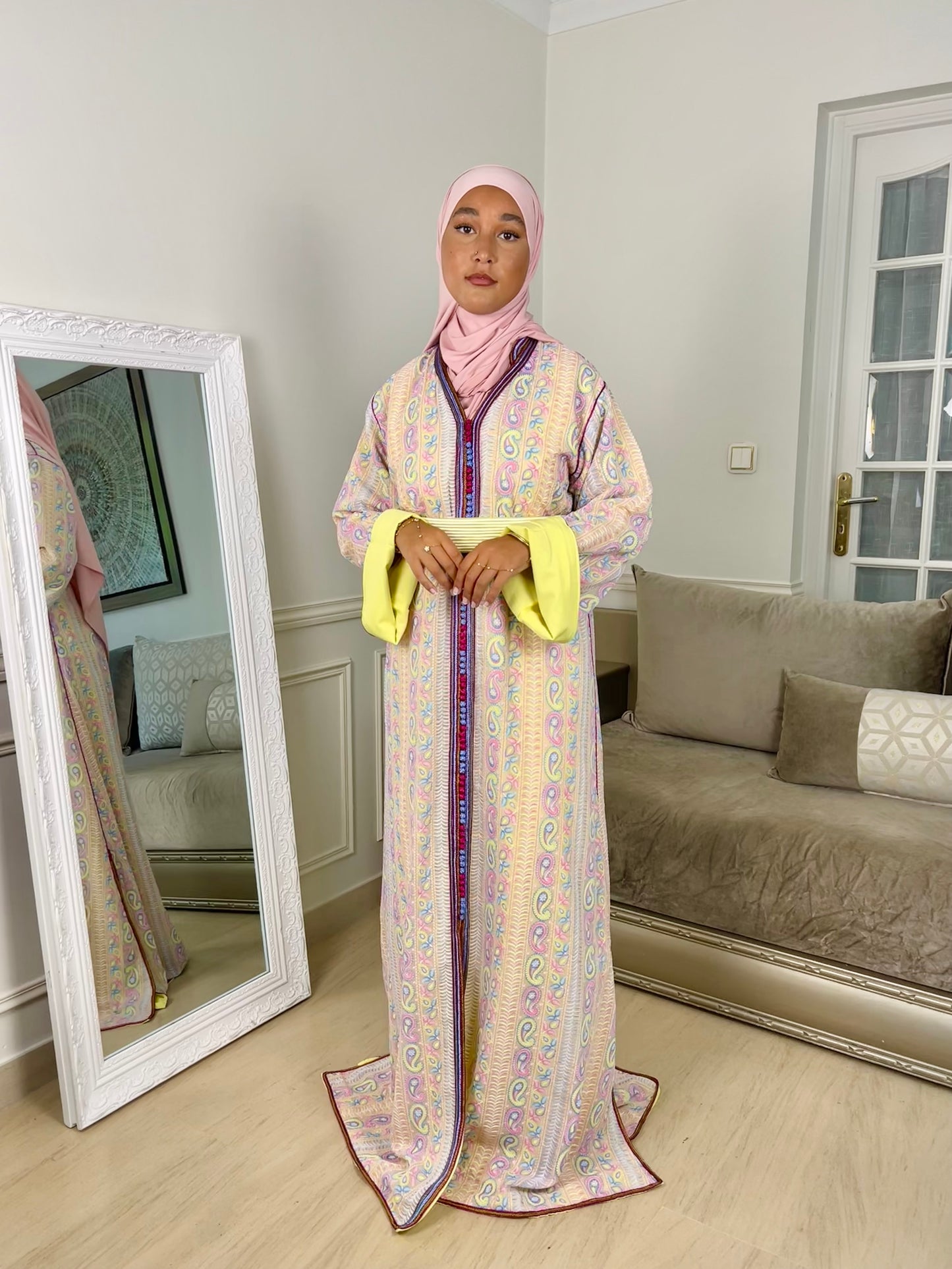 Caftan Sari pastel