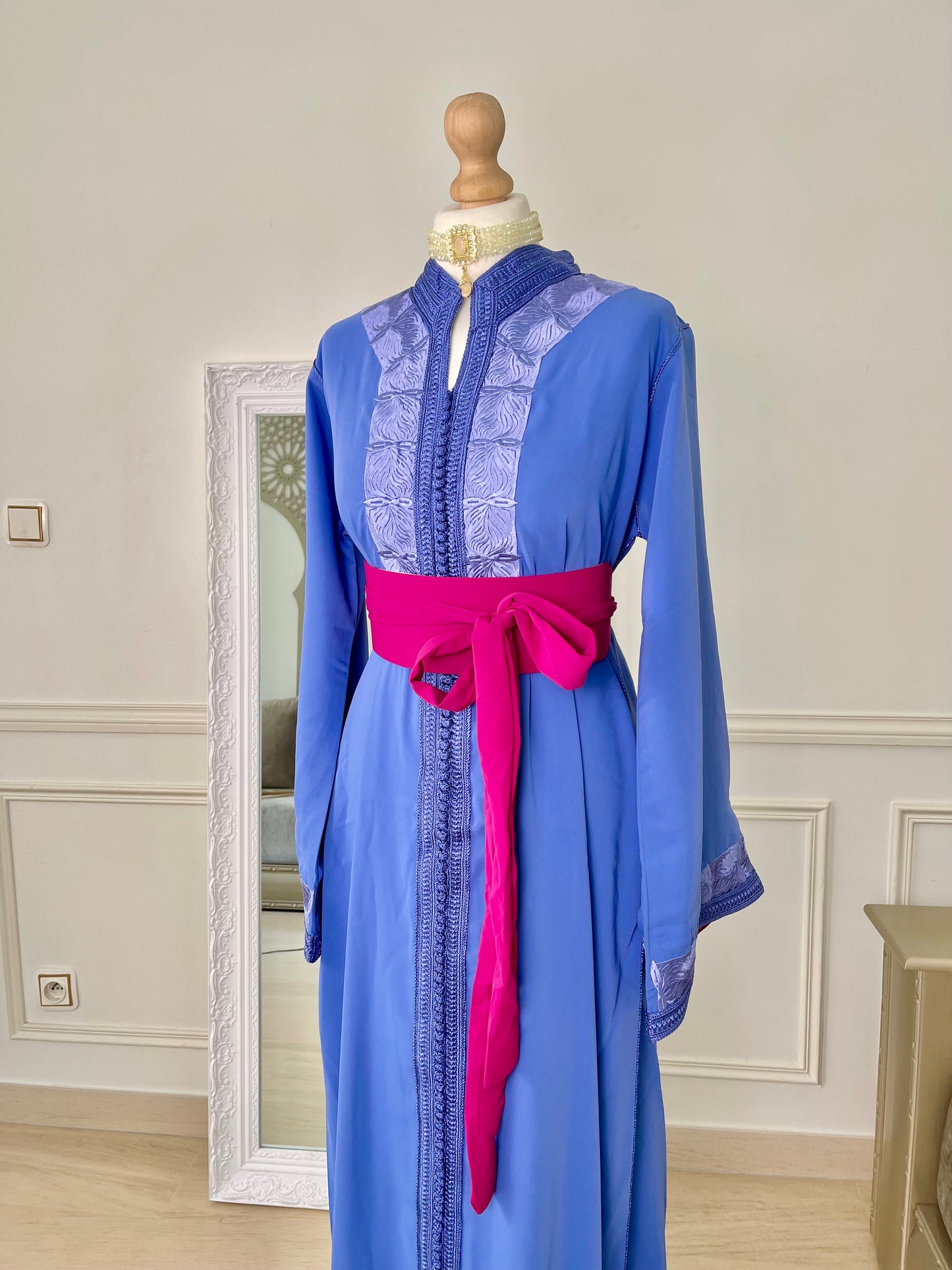 Caftan Wiam bleu