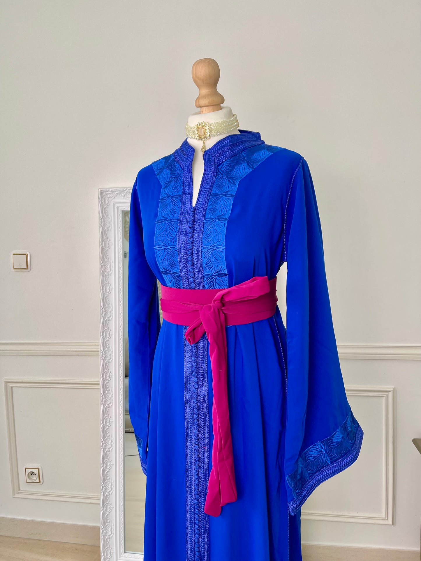 Caftan Wiam bleu