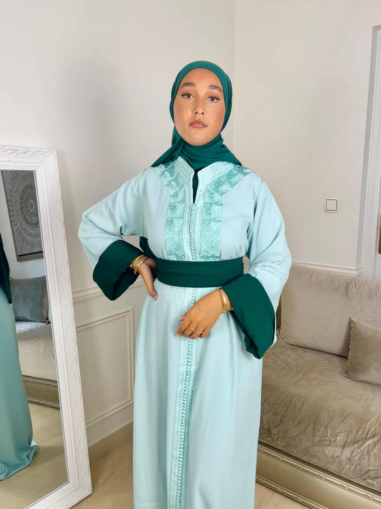 Caftan Wiam turquoise