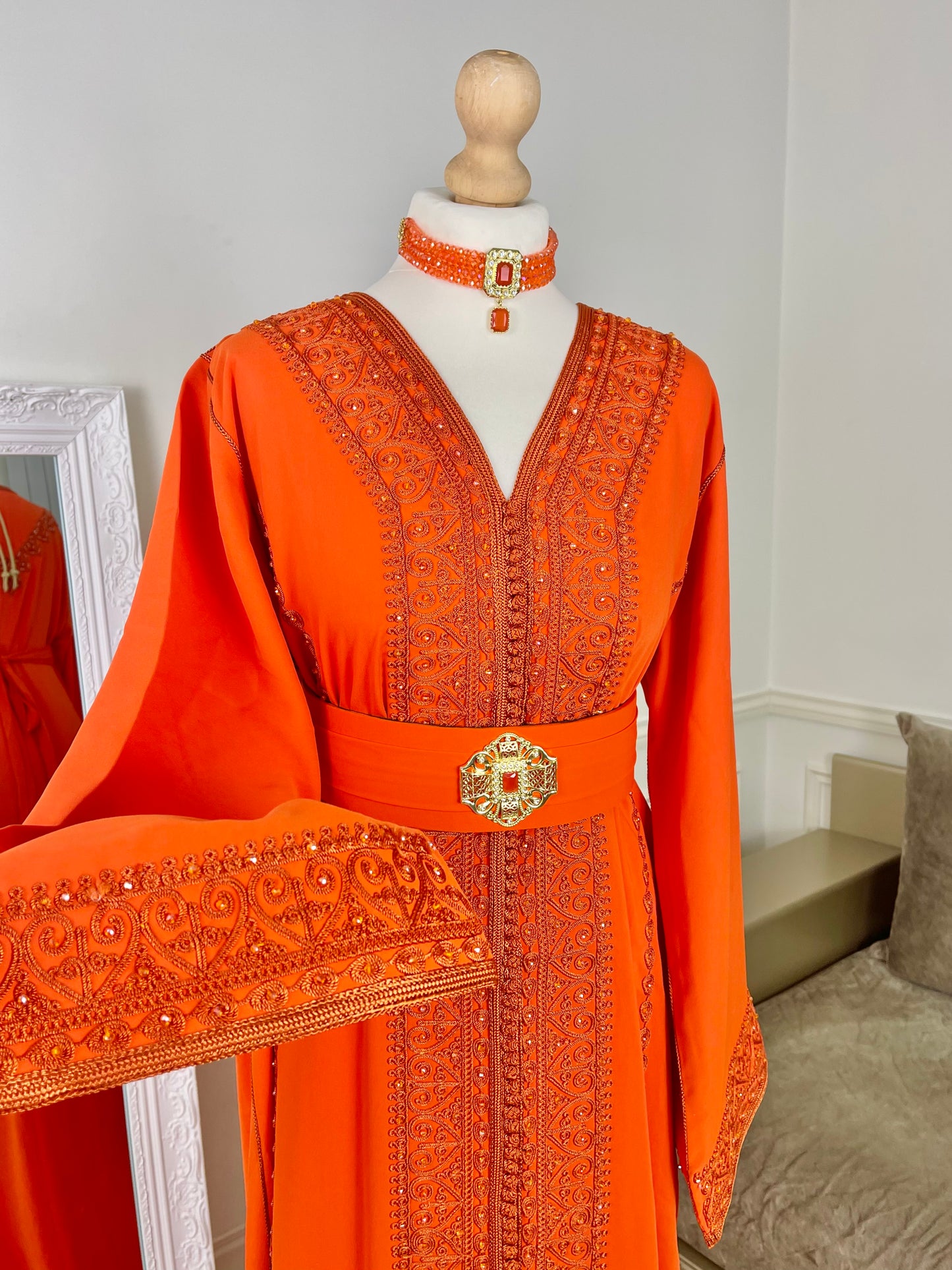 Caftan Rihanna orange