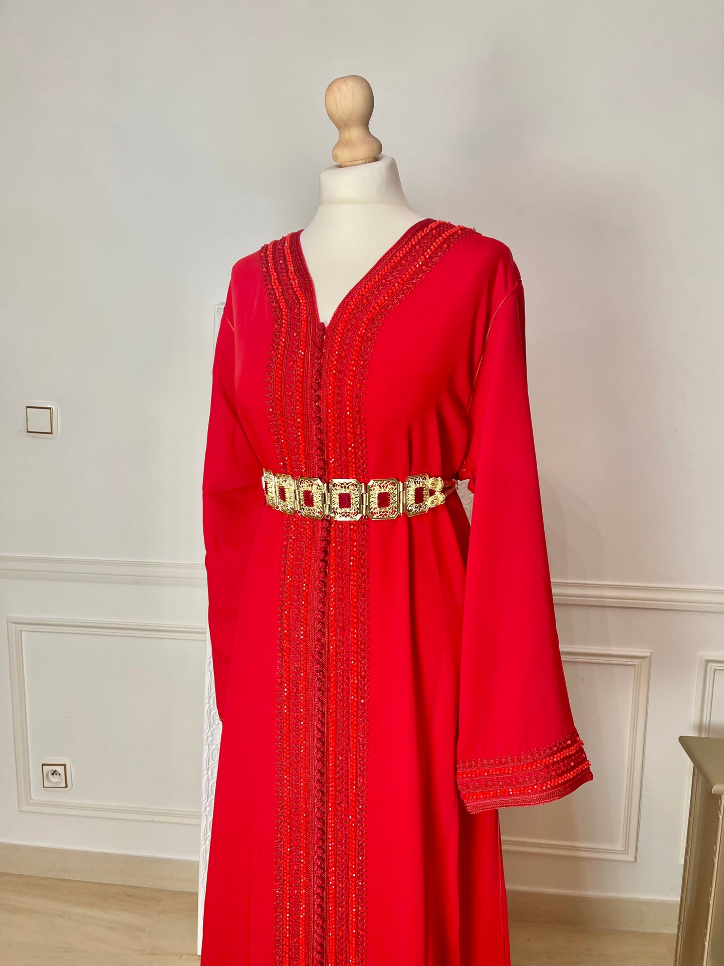 Caftan Lina rouge