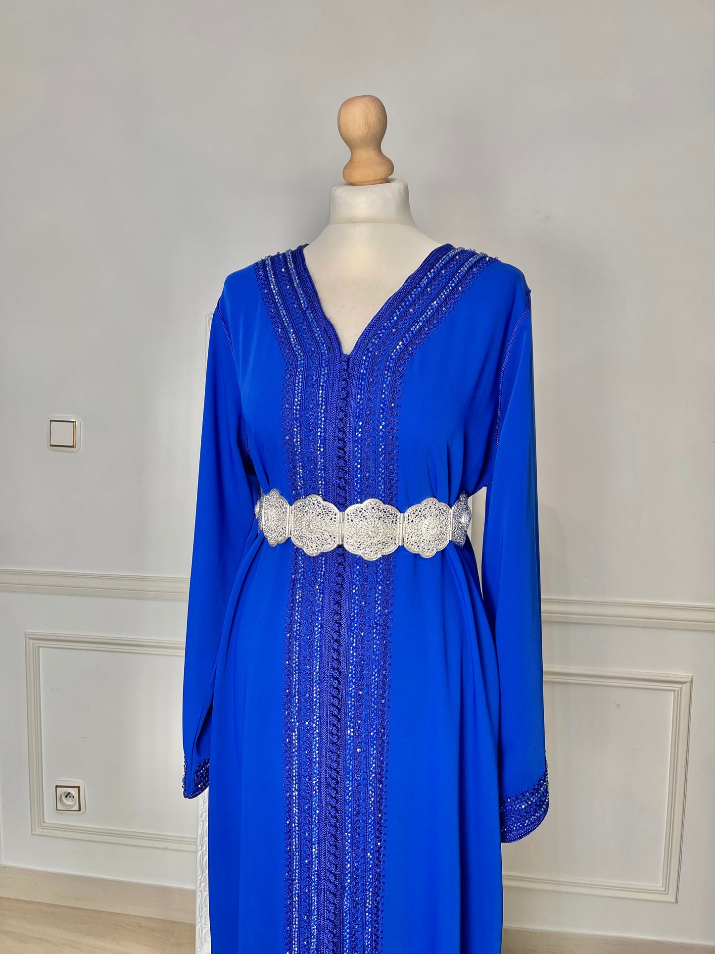 Caftan Lina bleu roi