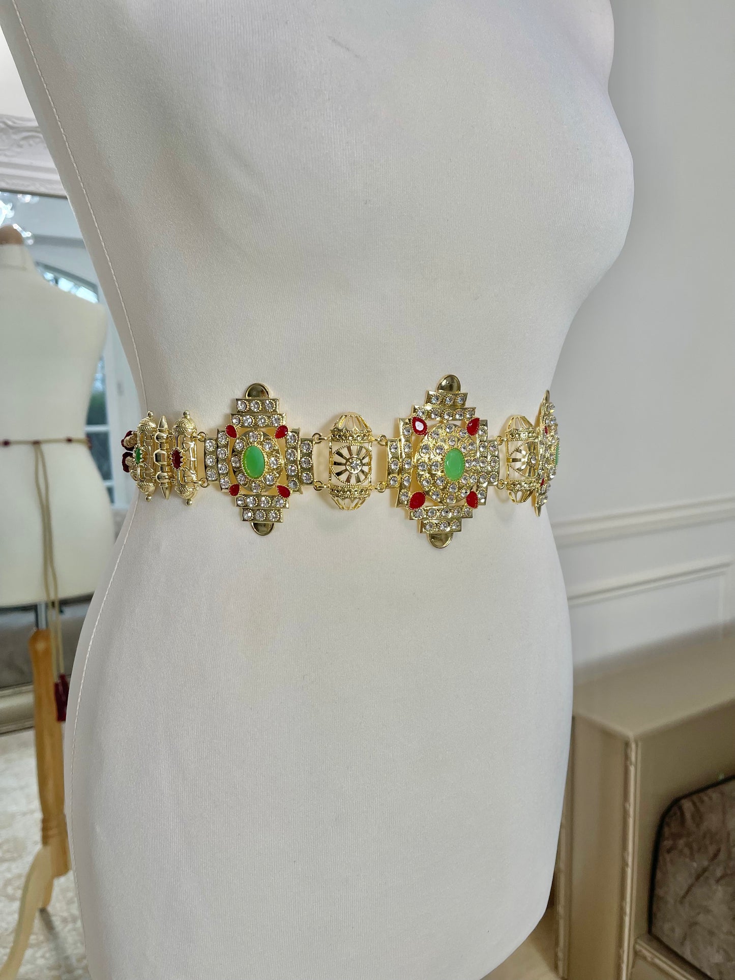 Ceinture rouge et verte