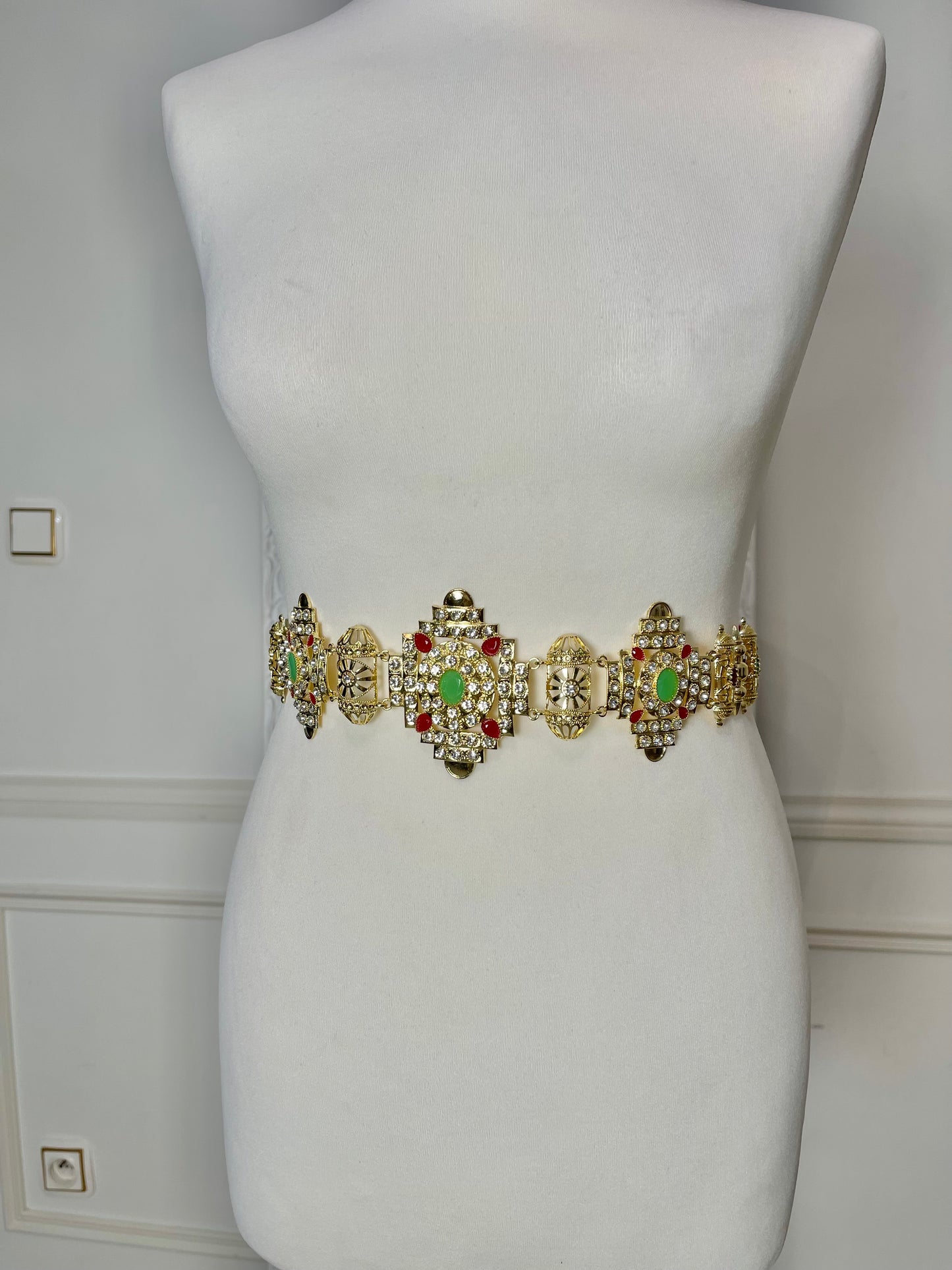 Ceinture rouge et verte