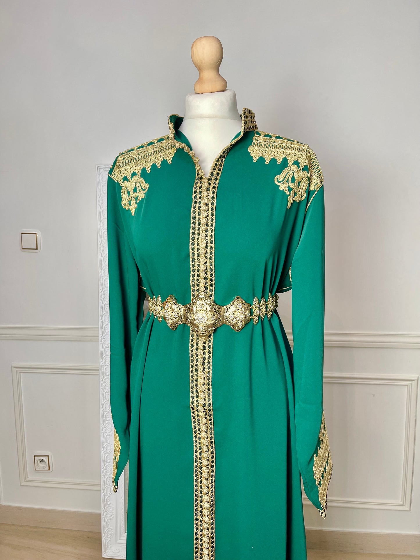 Caftan Inès vert