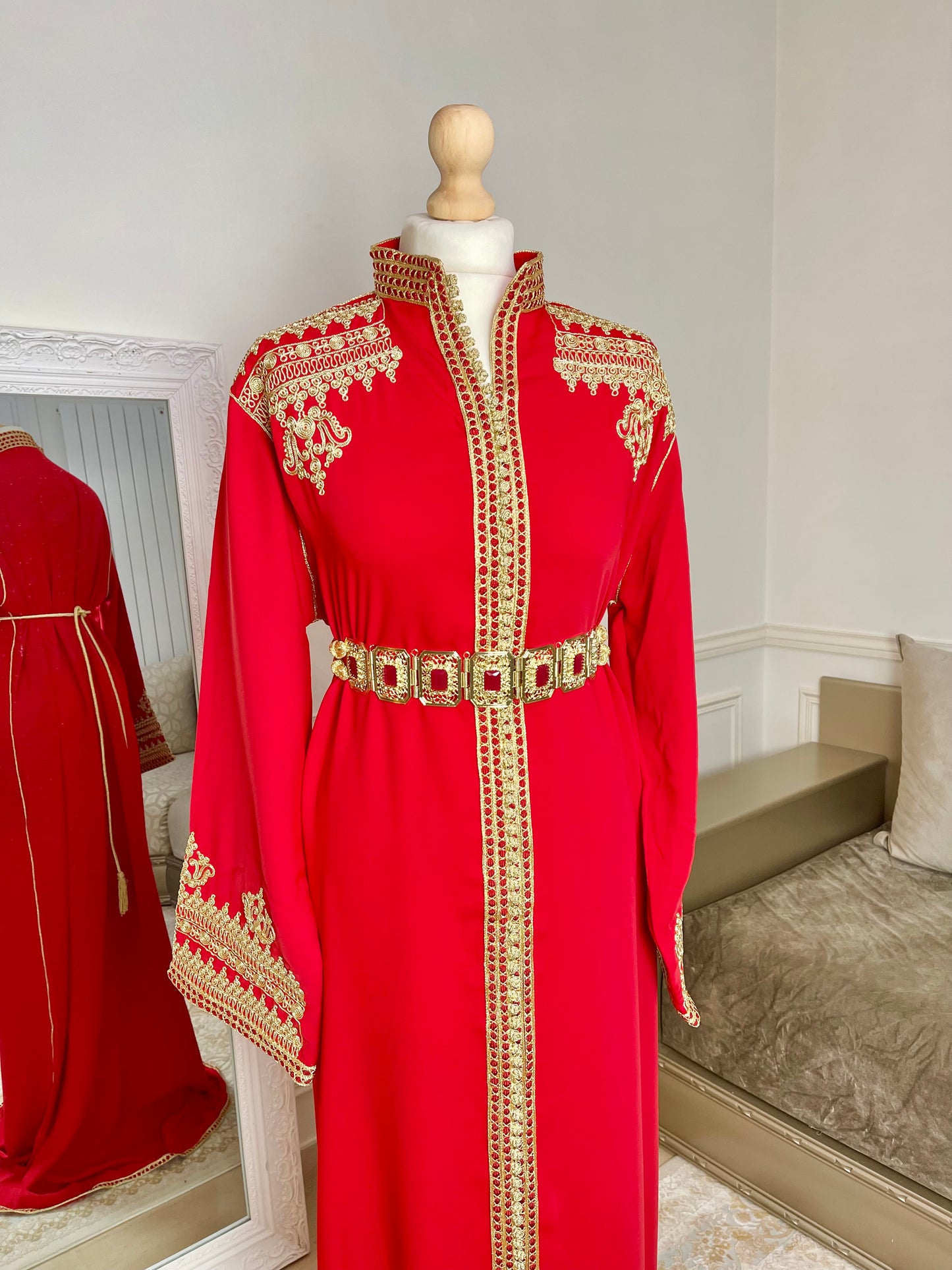 Caftan Inès rouge
