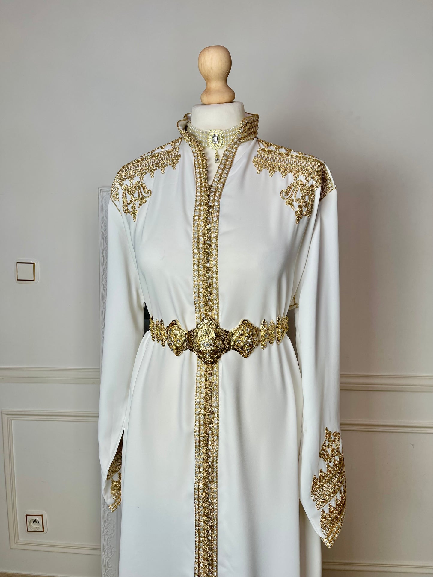 Caftan Inès blanc