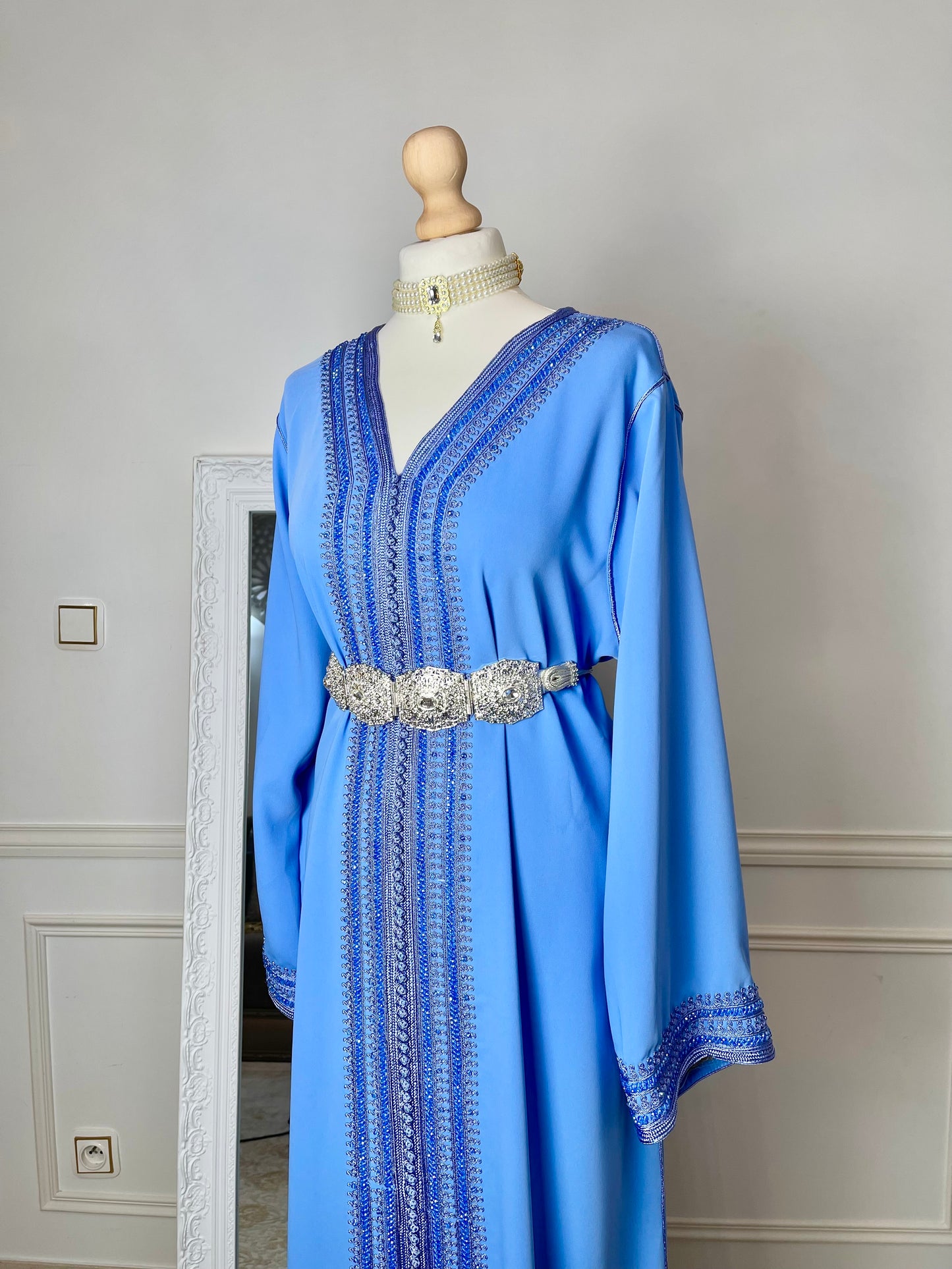 Caftan Lina bleu