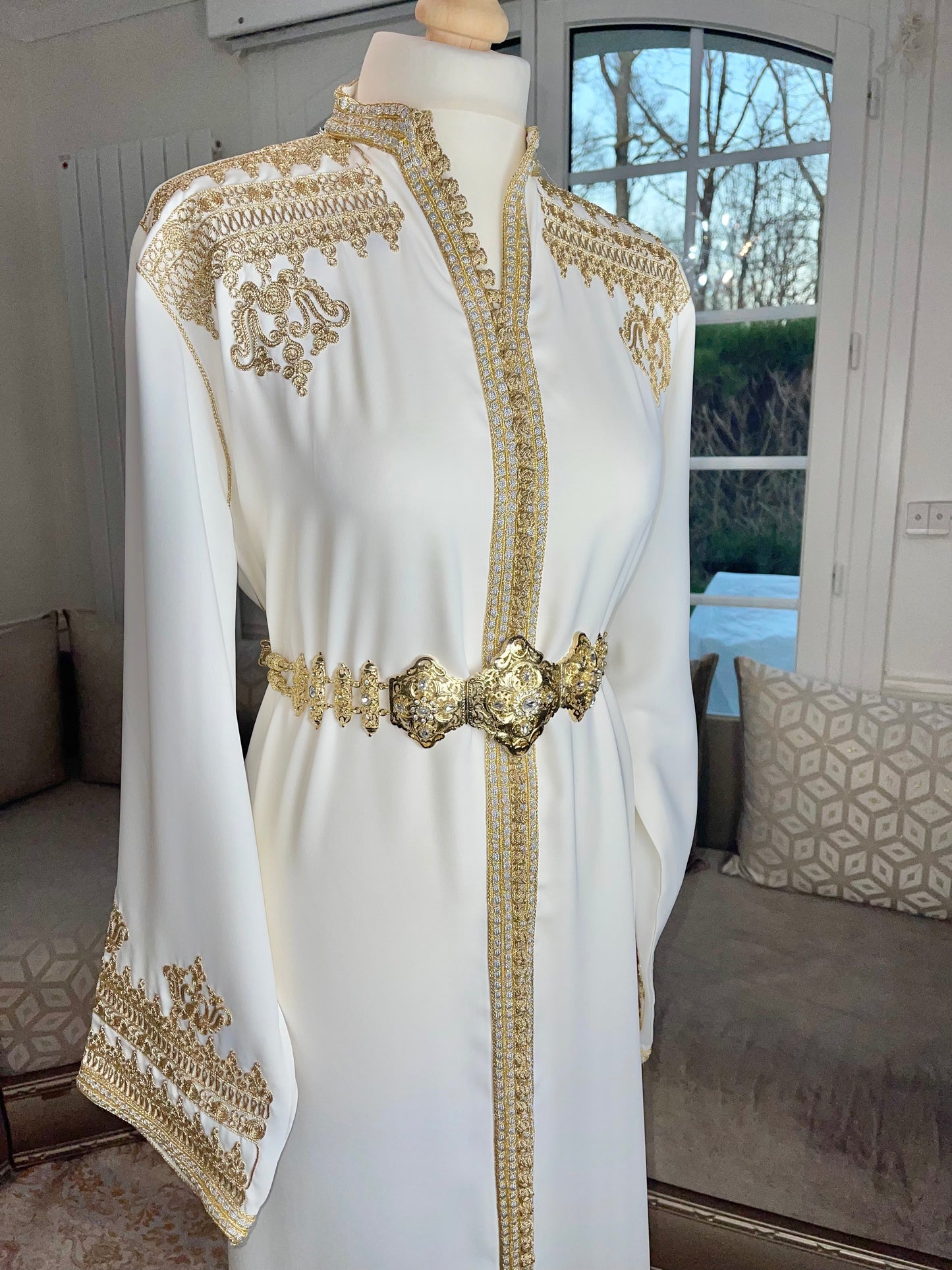 Caftan Inès blanc