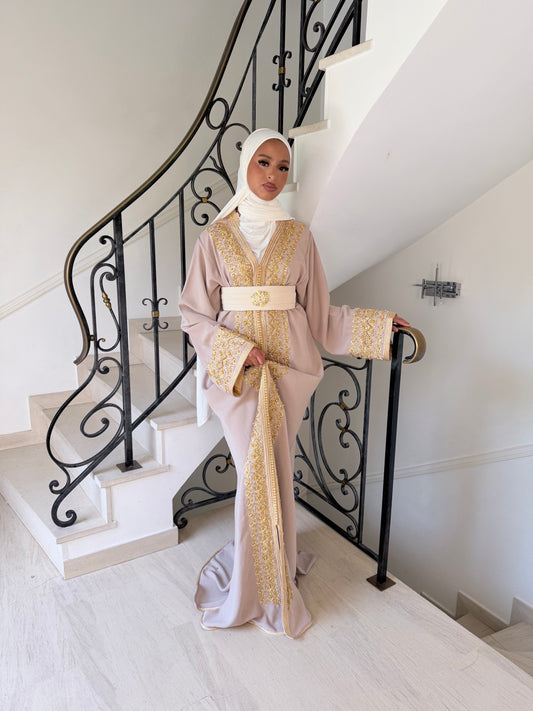 Caftan Leïna beige