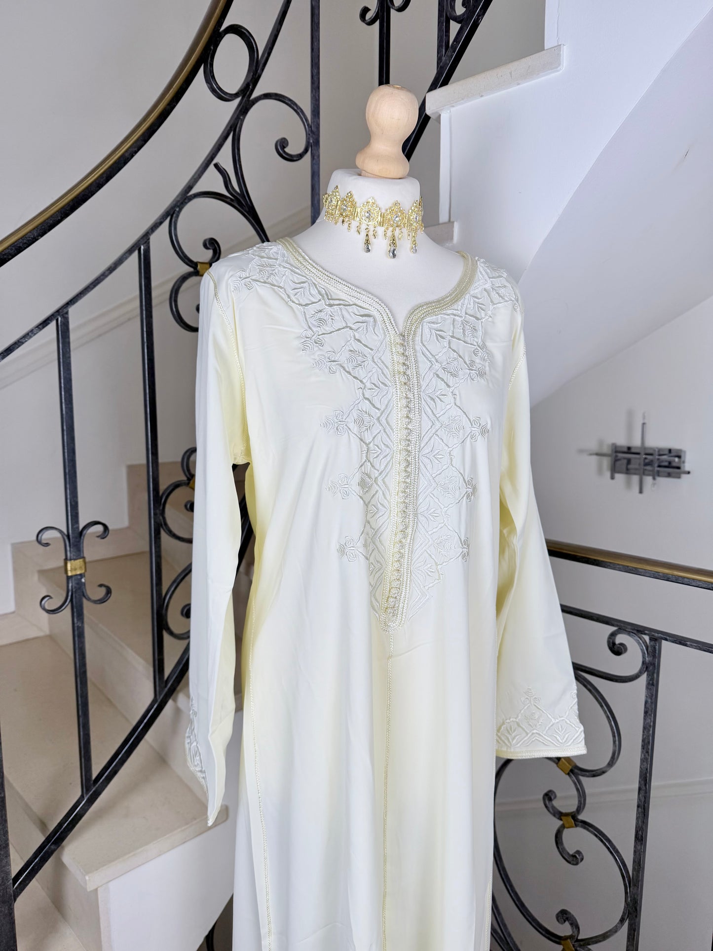 Gandoura Safia blanche