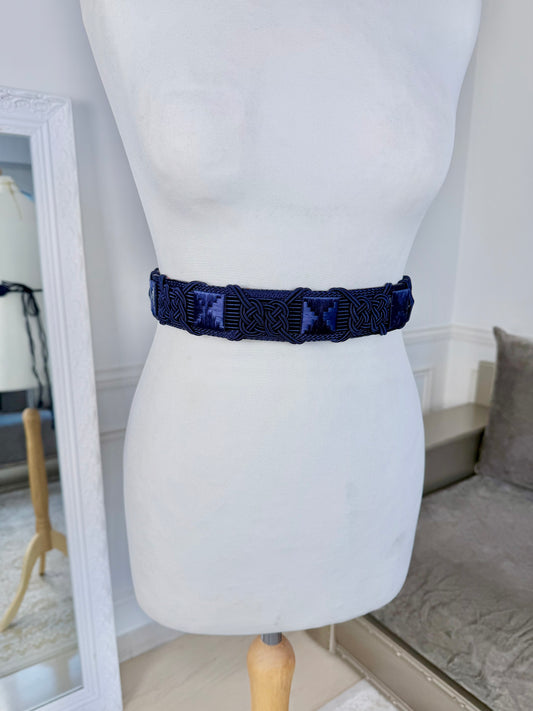 Ceinture bleu nuit