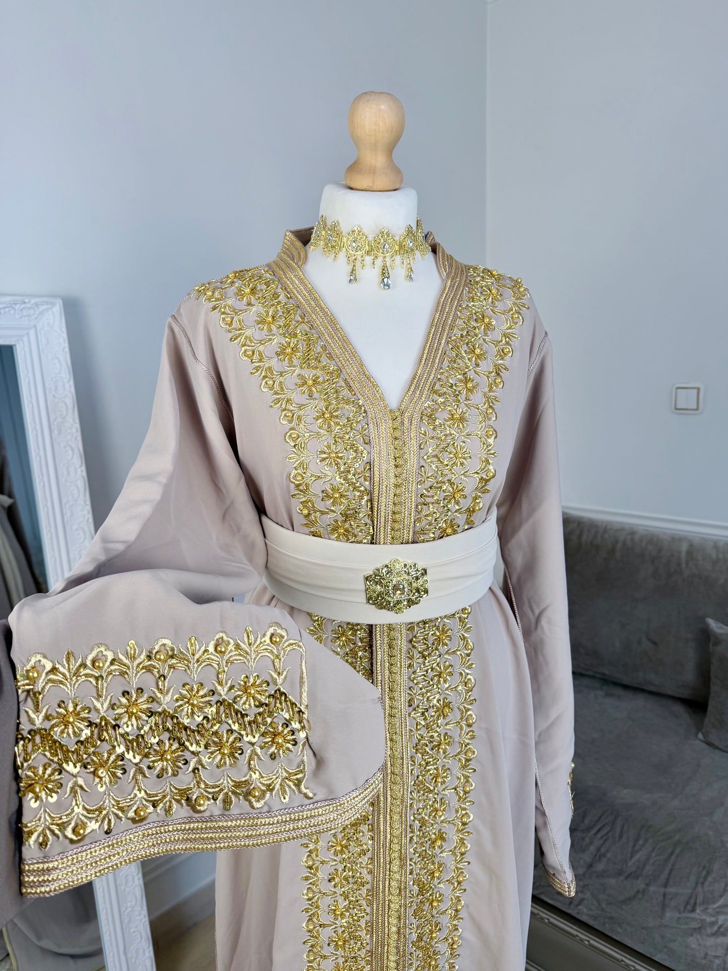 Caftan Leïna beige