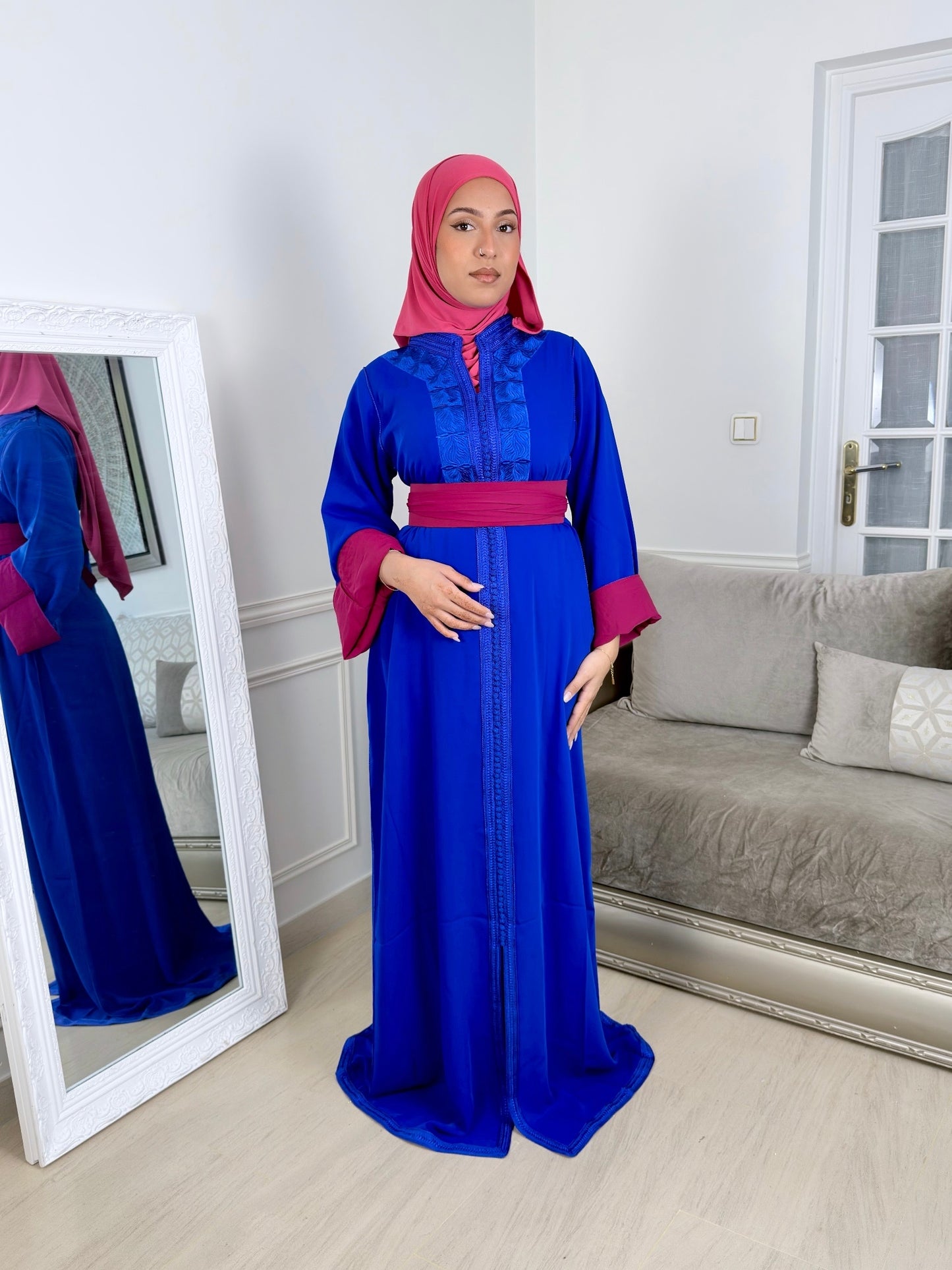 Caftan Wiam bleu