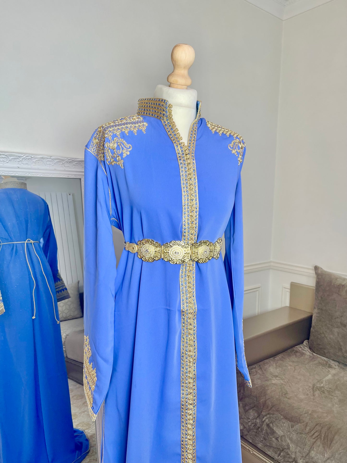 Caftan Inès bleu