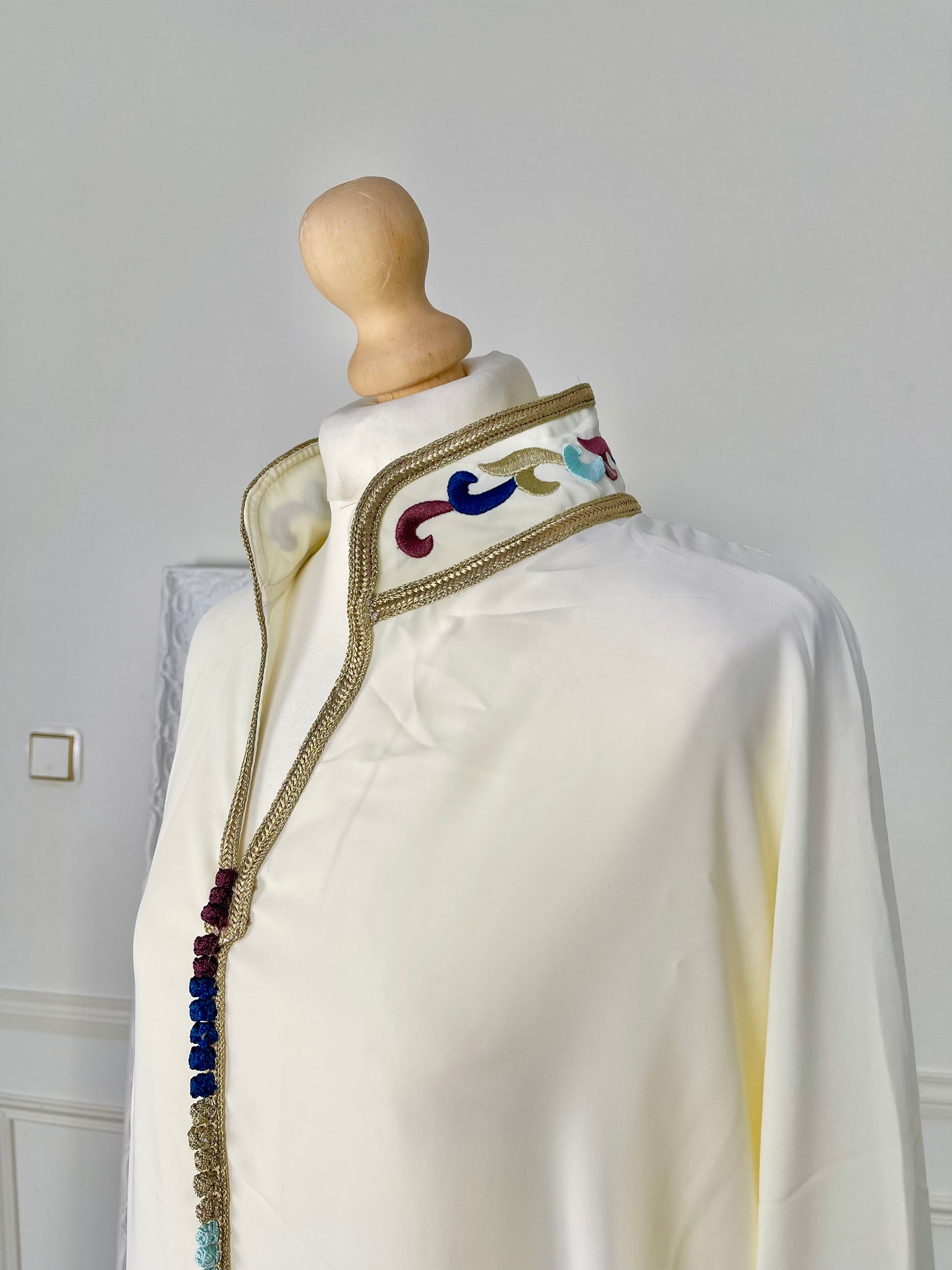 Gandoura Aïcha blanc cassé