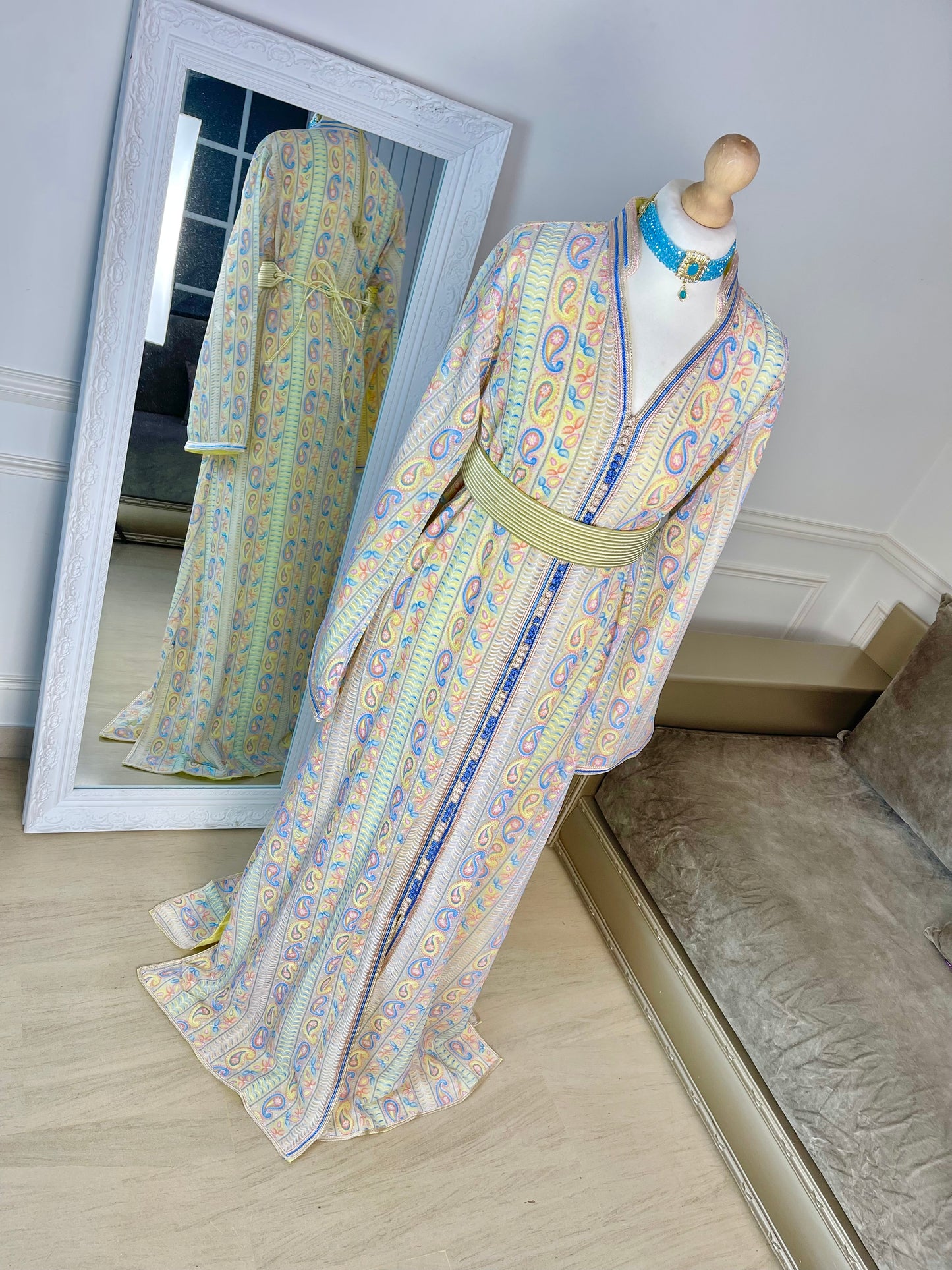 Caftan Sari pastel