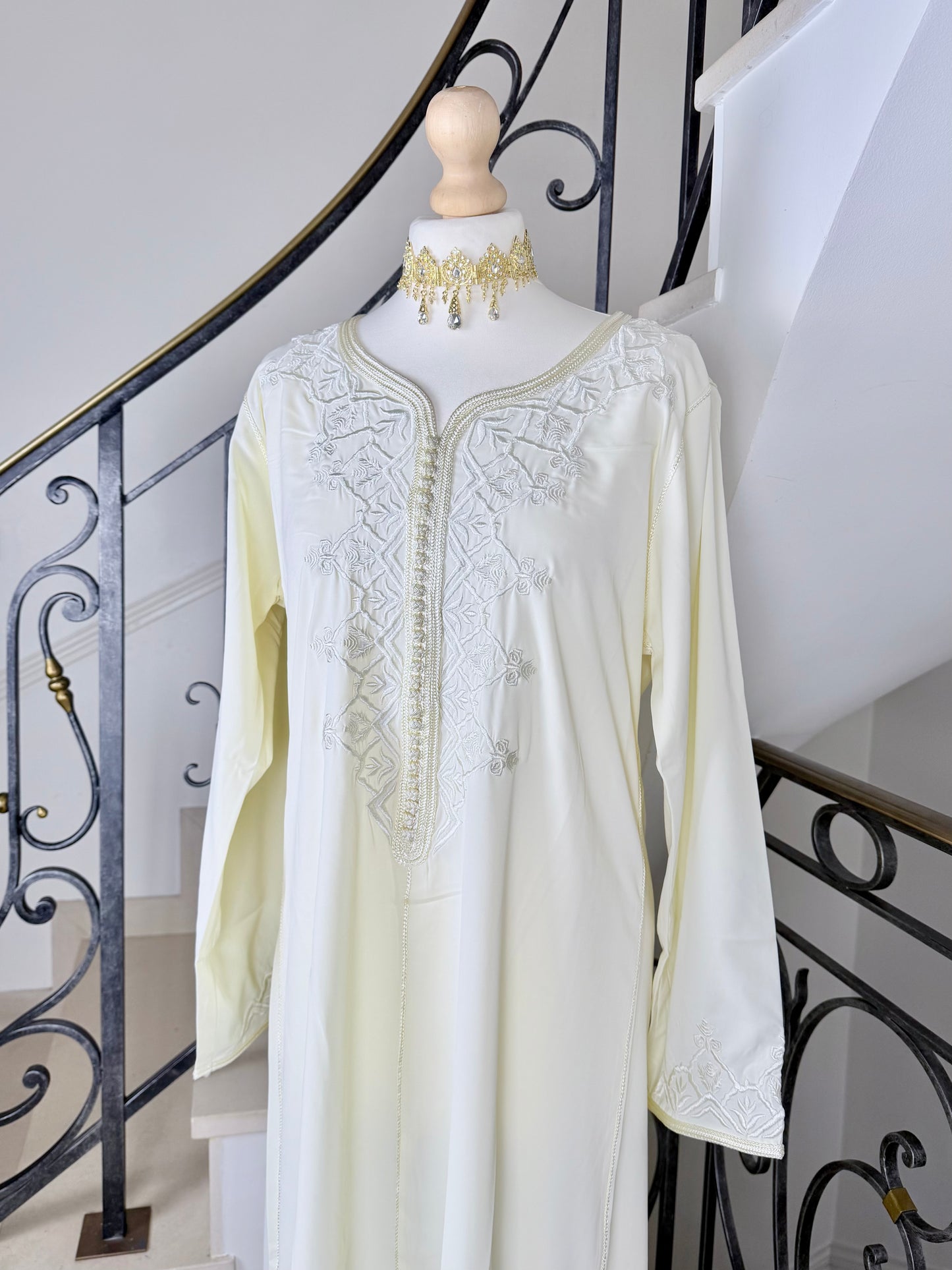 Gandoura Safia blanche