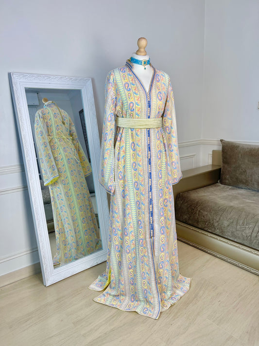 Caftan Sari pastel