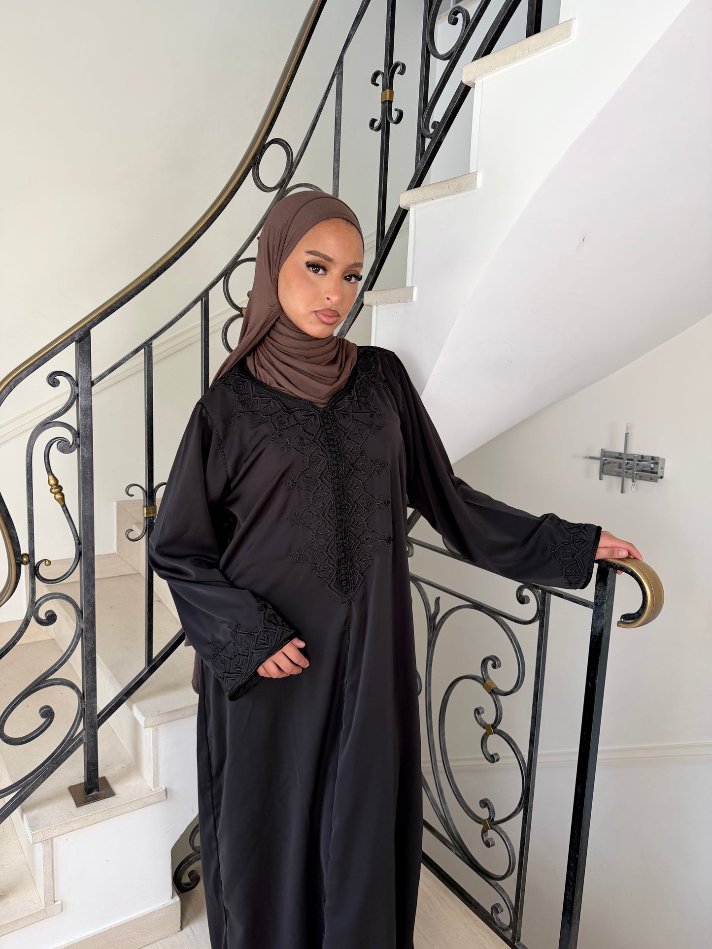 Gandoura Safia noir