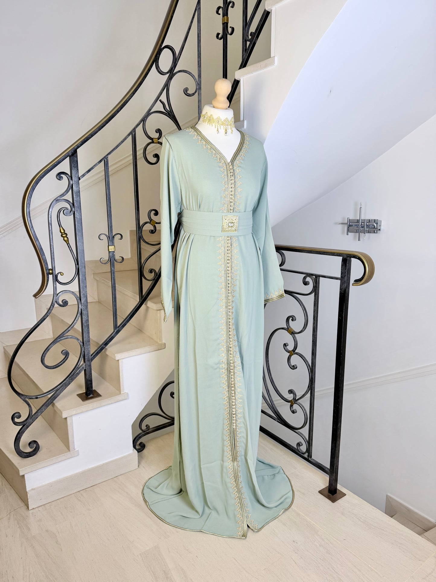Caftan Hana vert