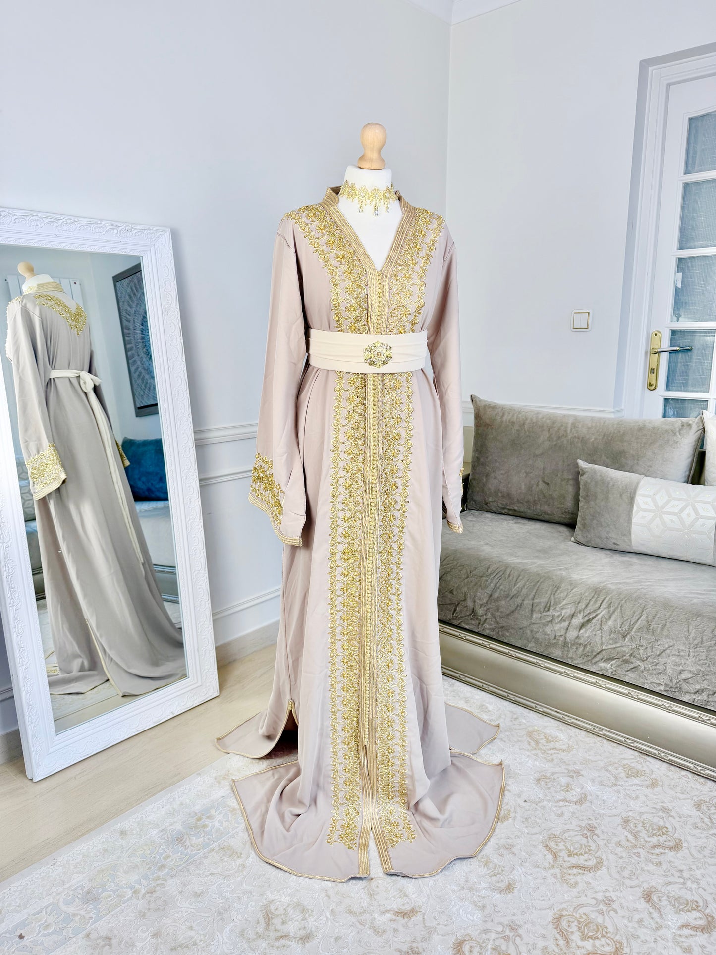 Caftan Leïna beige