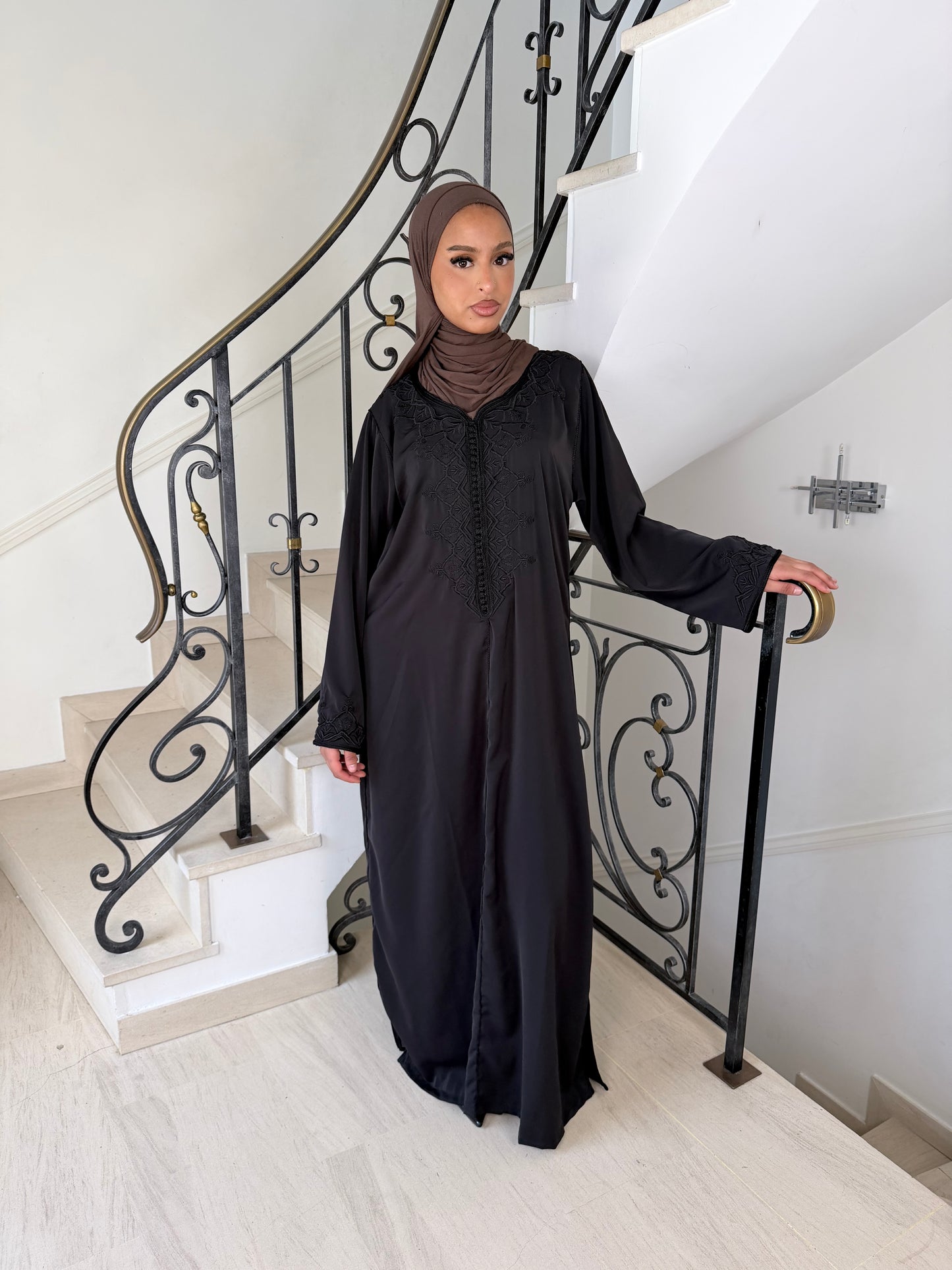 Gandoura Safia noir