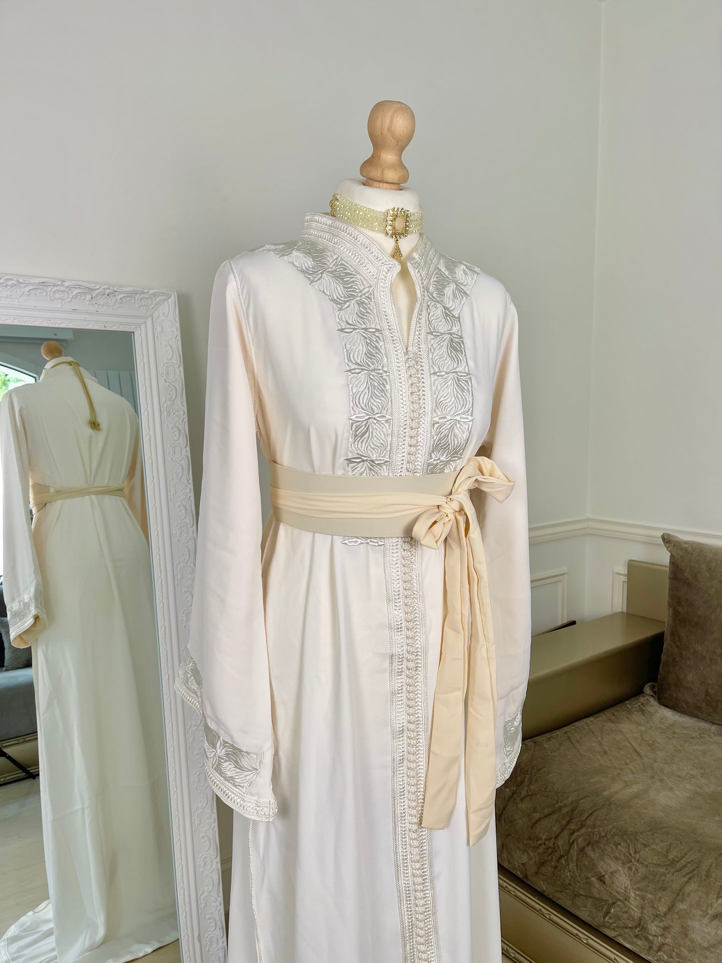 Caftan Wiam blanc