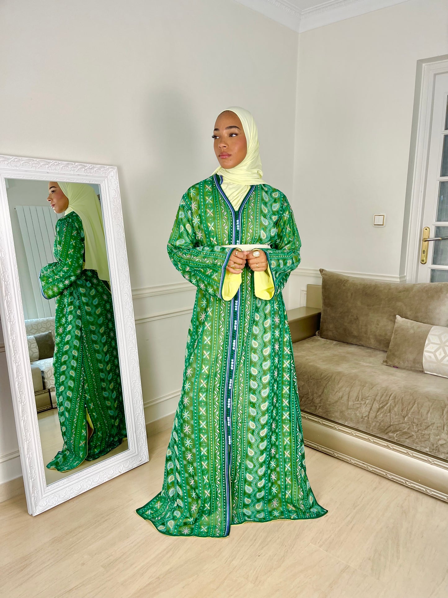 Caftan Sari vert