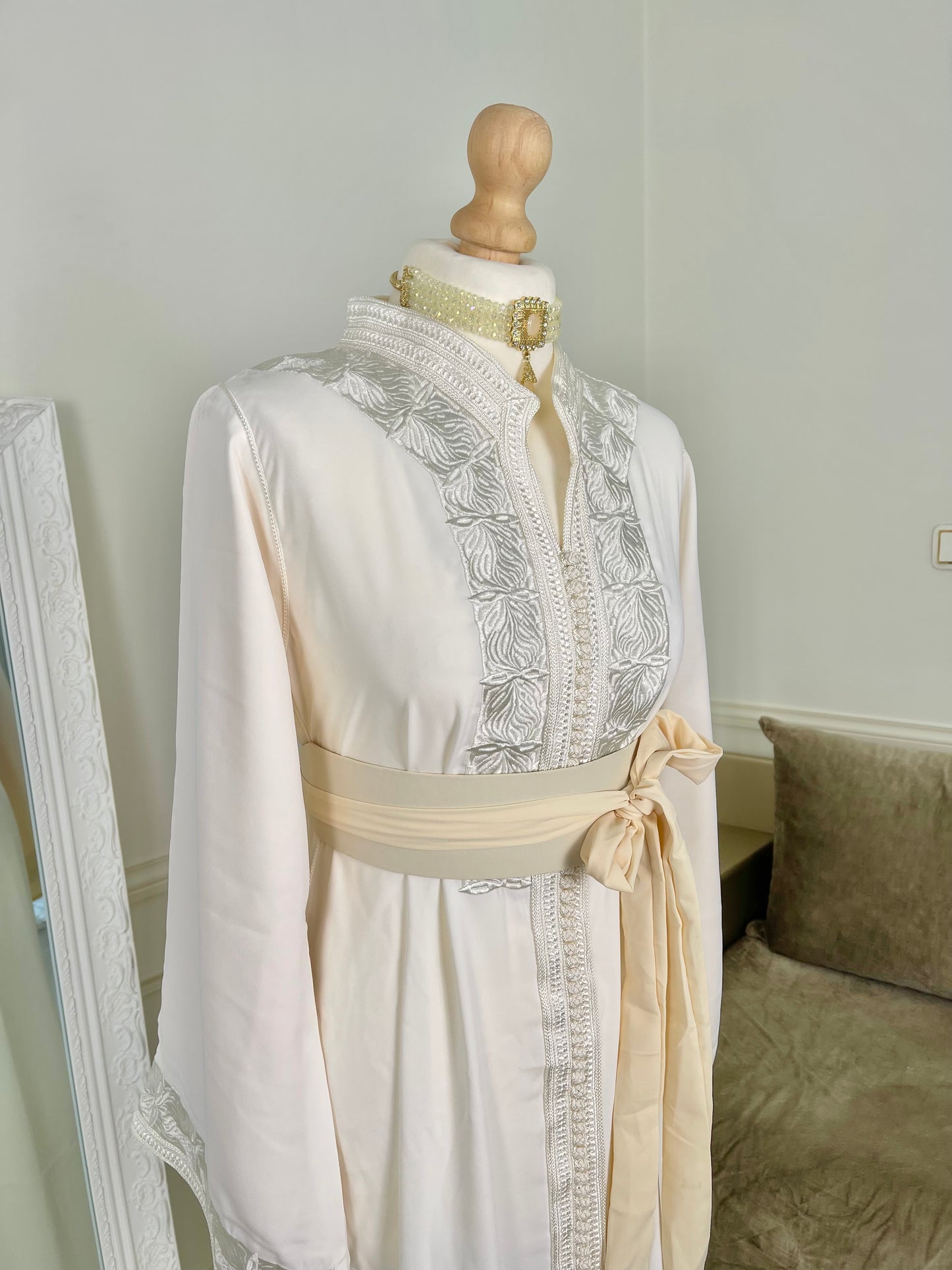 Caftan Wiam blanc