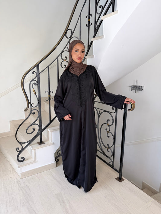 Gandoura Safia noir