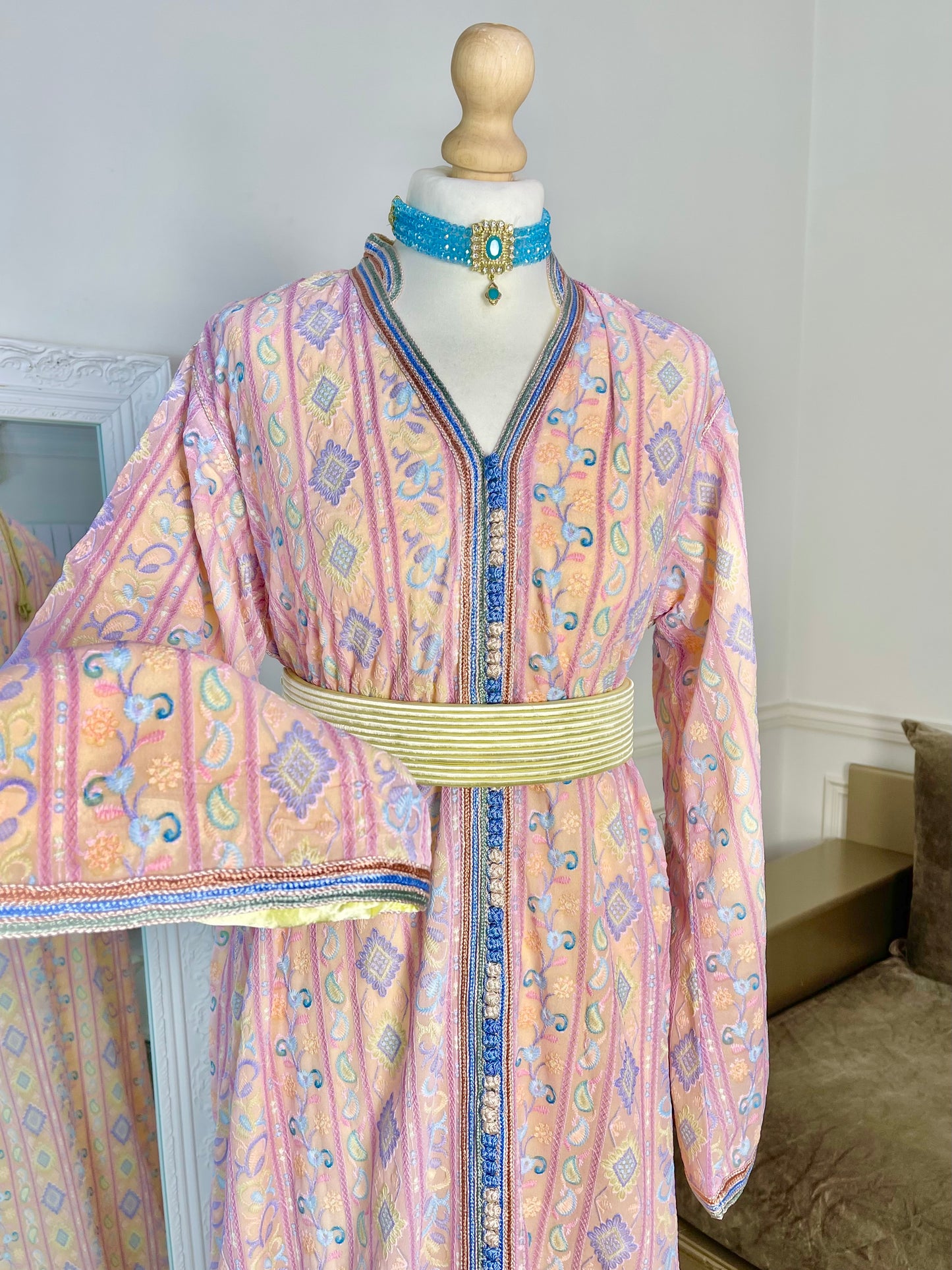 Caftan Sari pastel