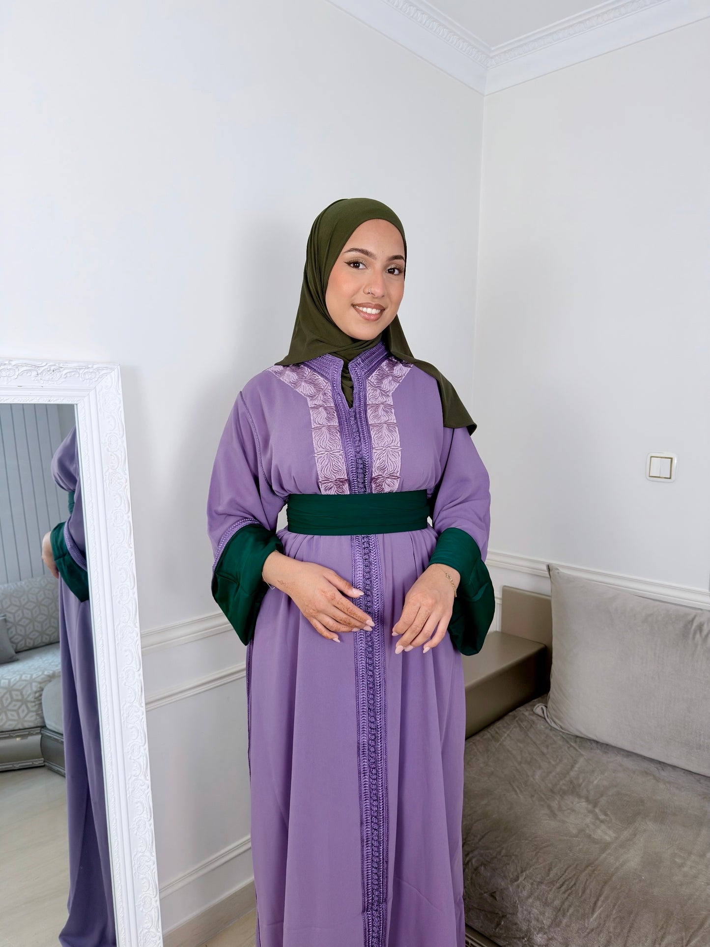 Caftan Wiam mauve