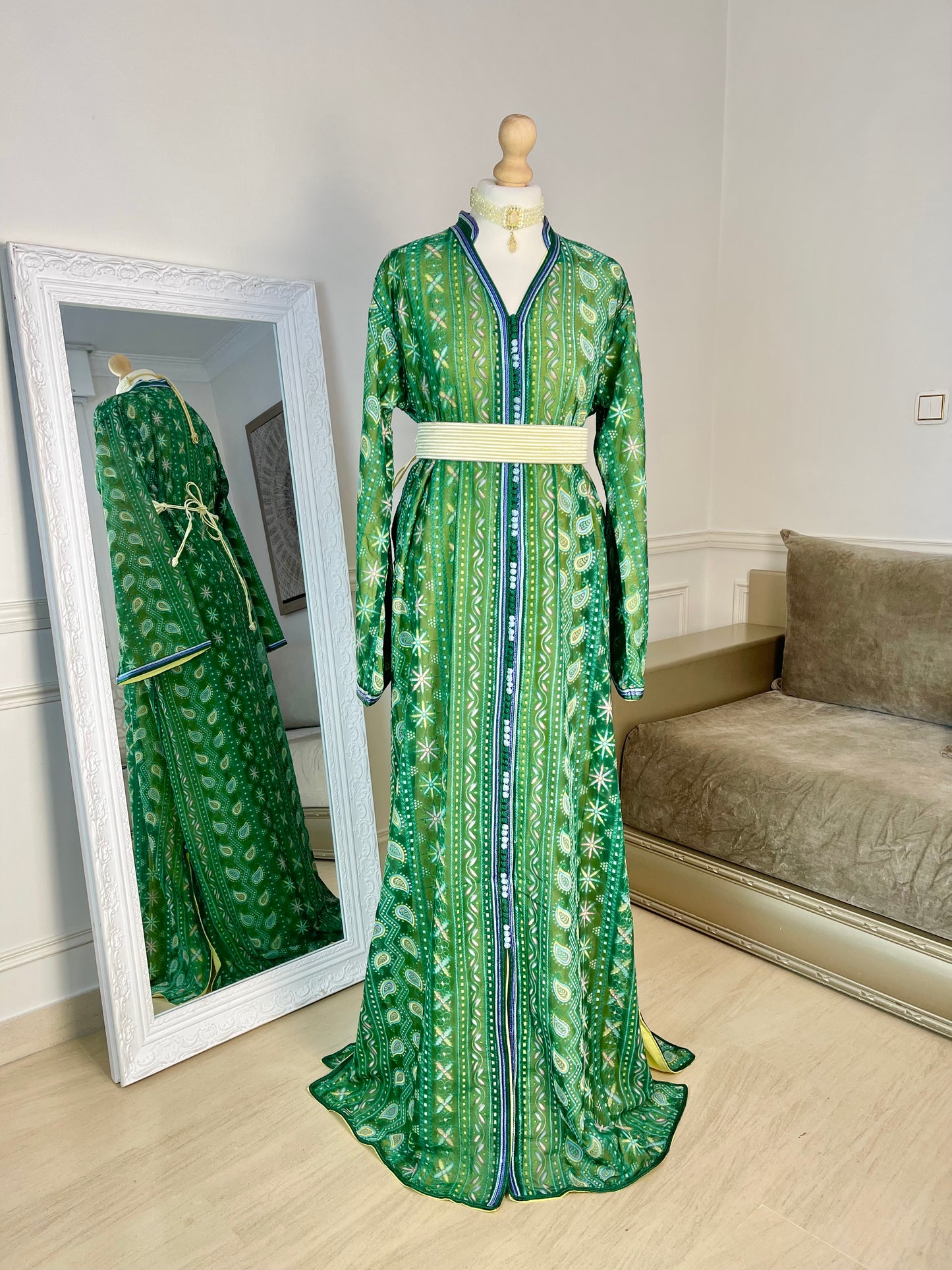 Caftan Sari vert