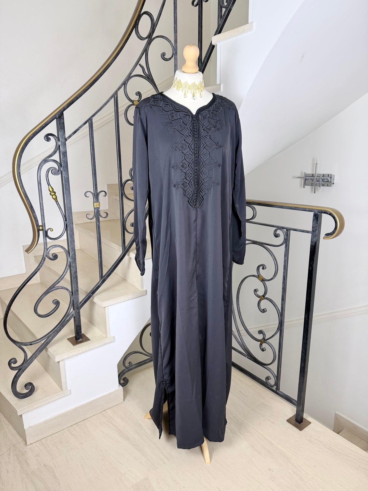 Gandoura Safia noir