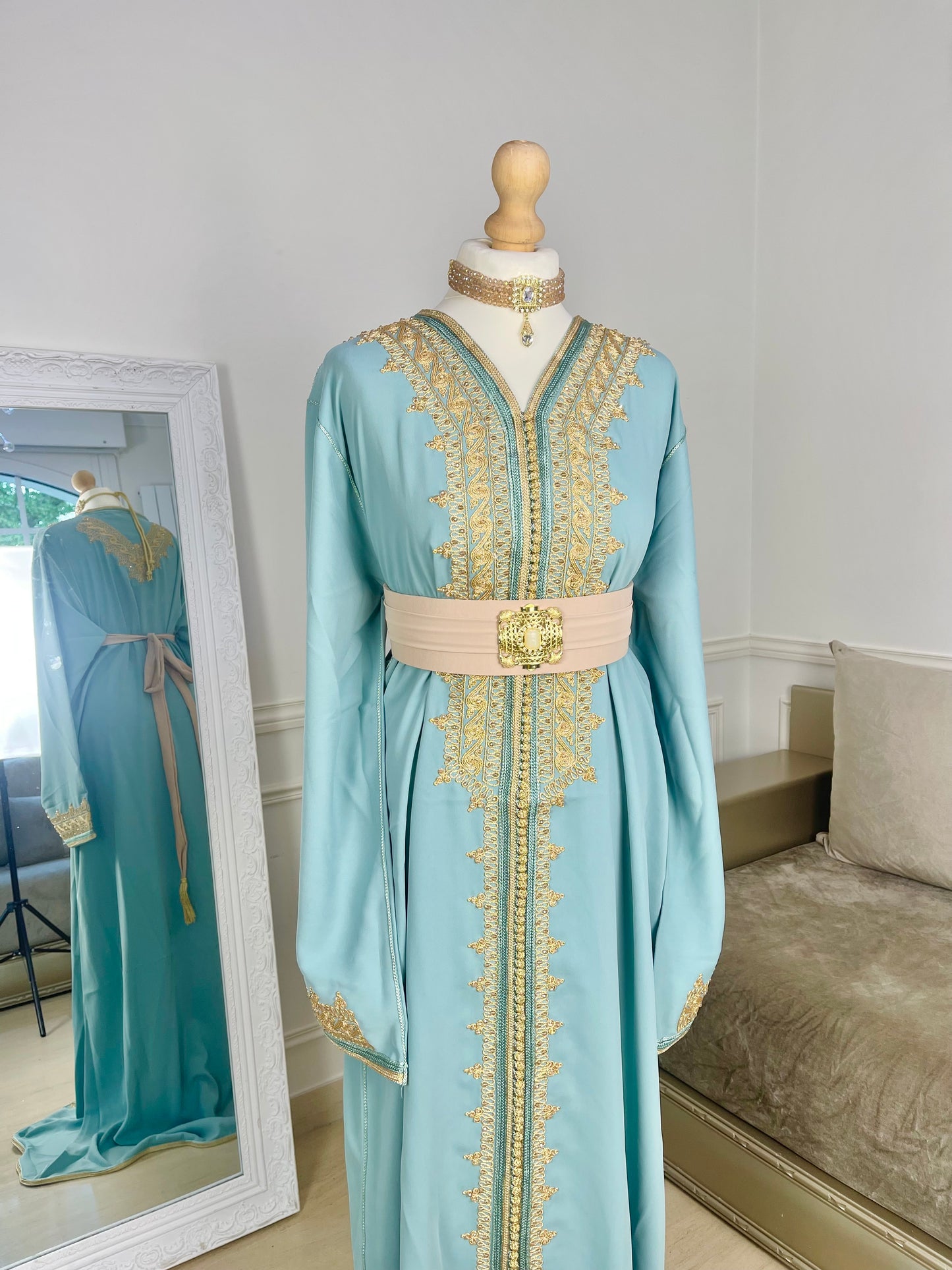 Caftan Wydad vert eau