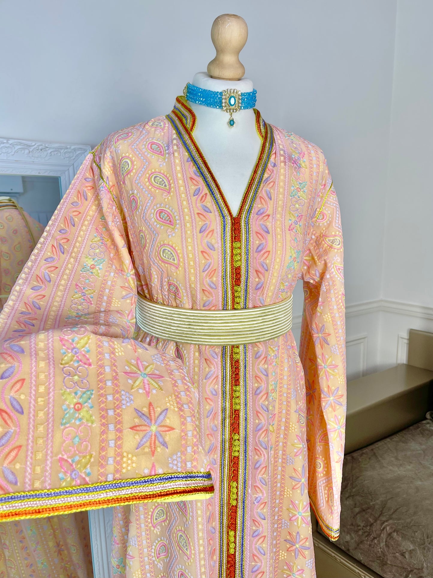 Caftan Sari pastel