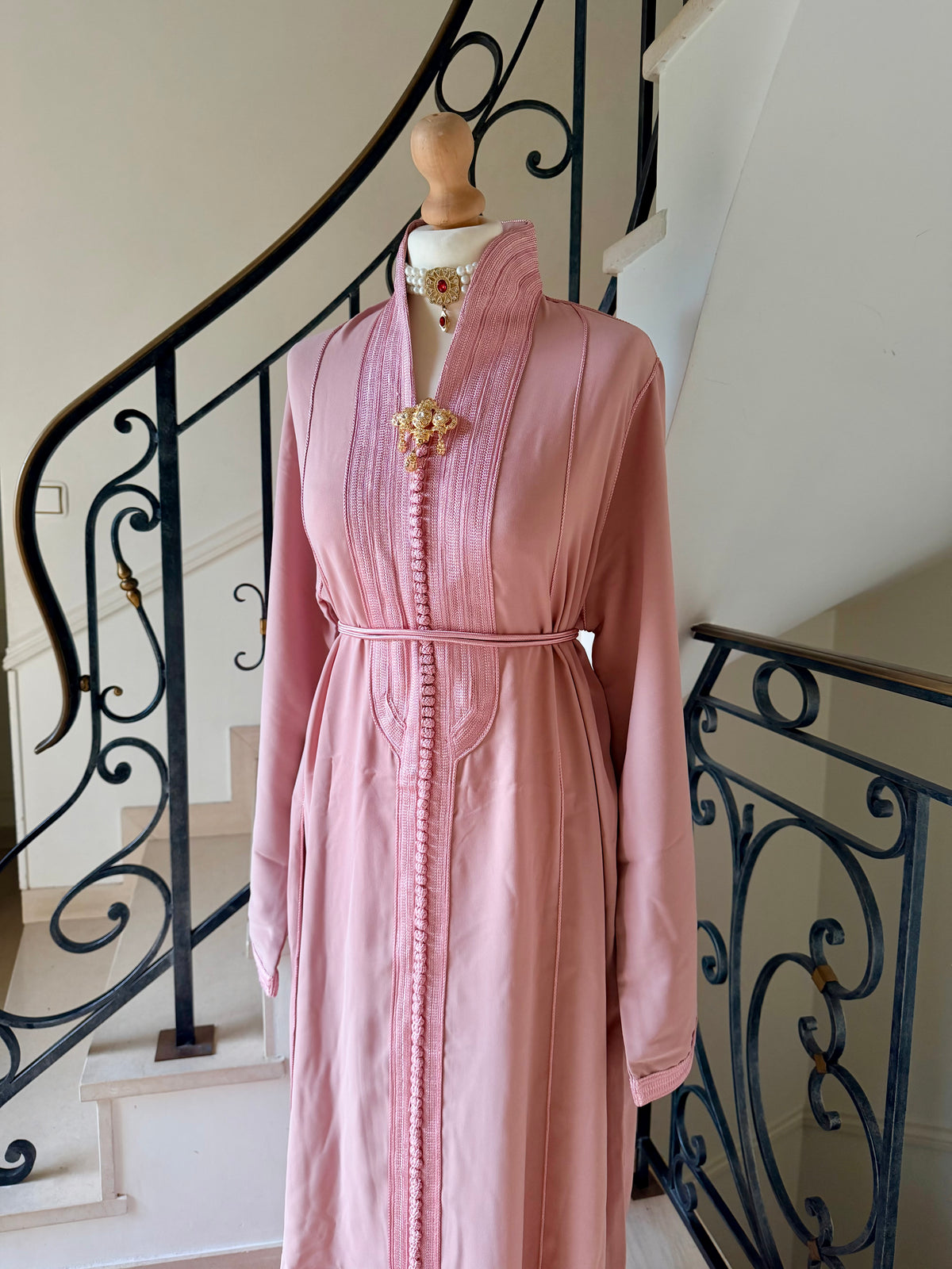 Caftan Assia rose