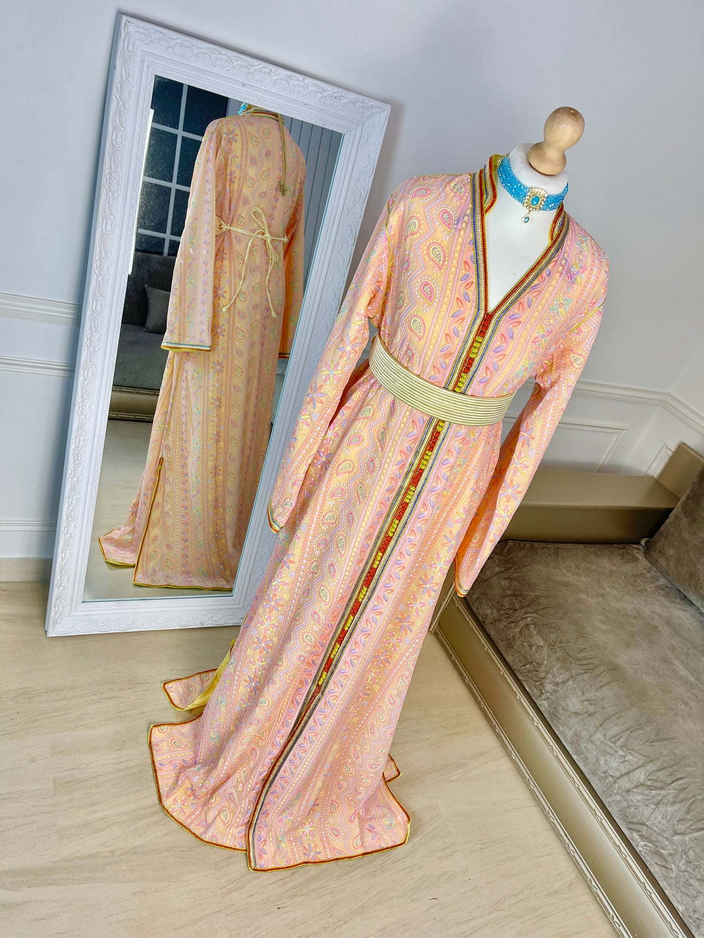 Caftan Sari pastel